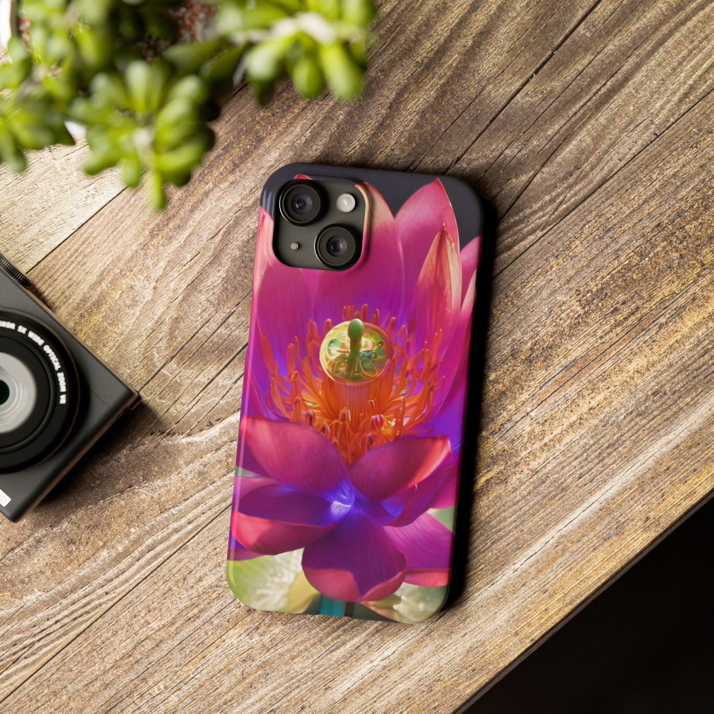 Slim Phone Case for iPhone 16 - Glossy Lexan, Ultra-Thin