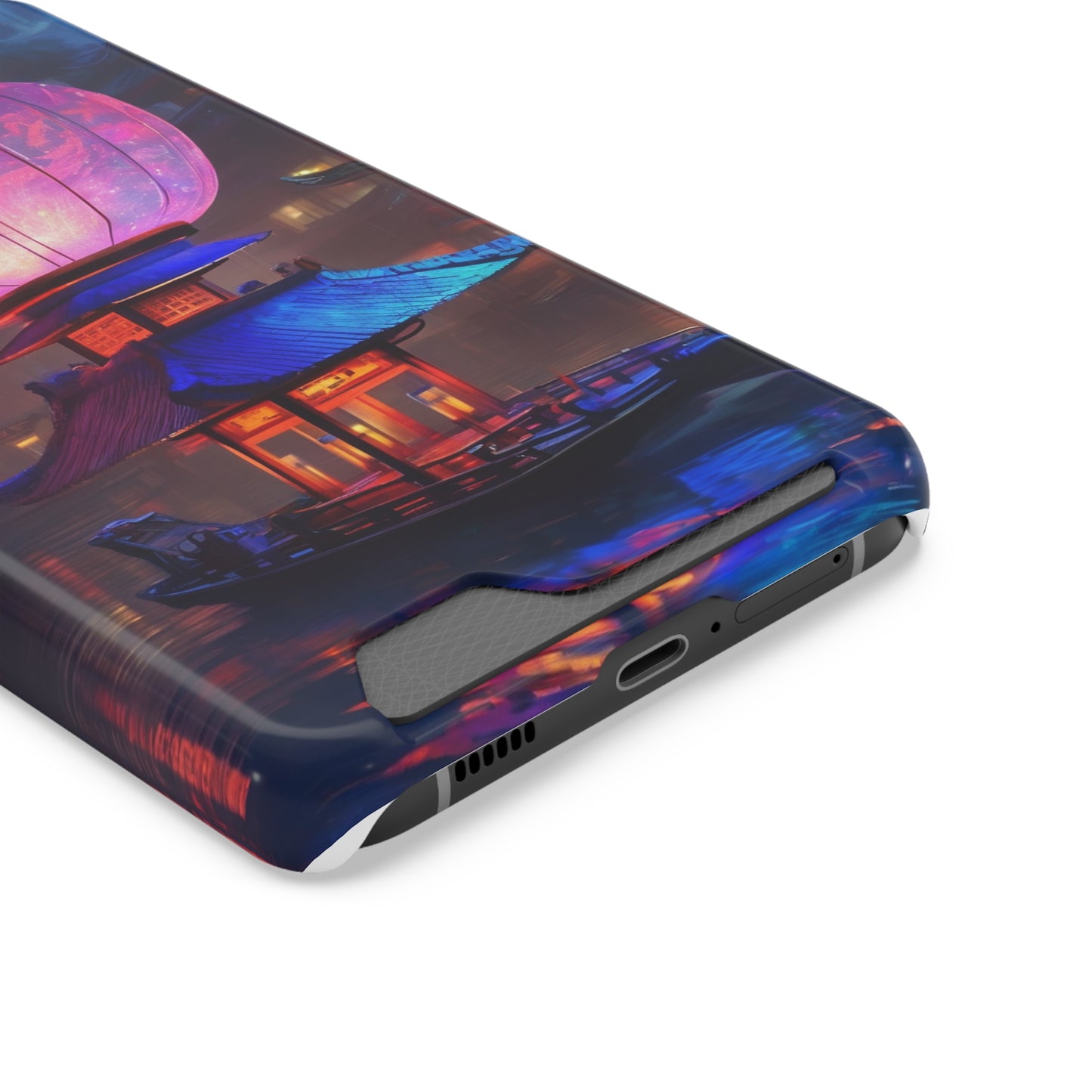 Neon Card Holder Phone Case - MagSafe, 1 Card Slot, Polycarbonate