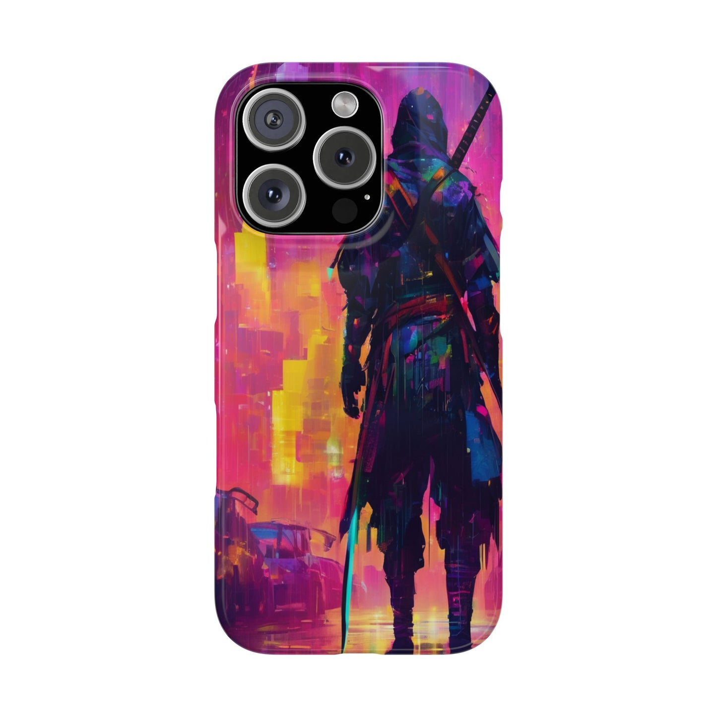 Neon Slim Phone Case for iPhone 16 - Glossy Lexan Finish