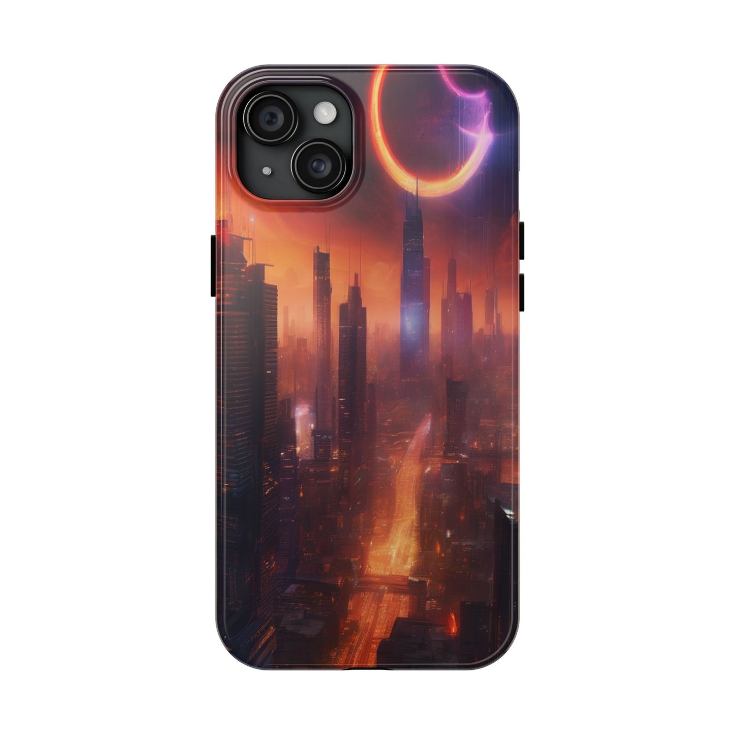 Rugged Phone Case - Impact-Resistant Dual-Layer TPU/PC, Glossy