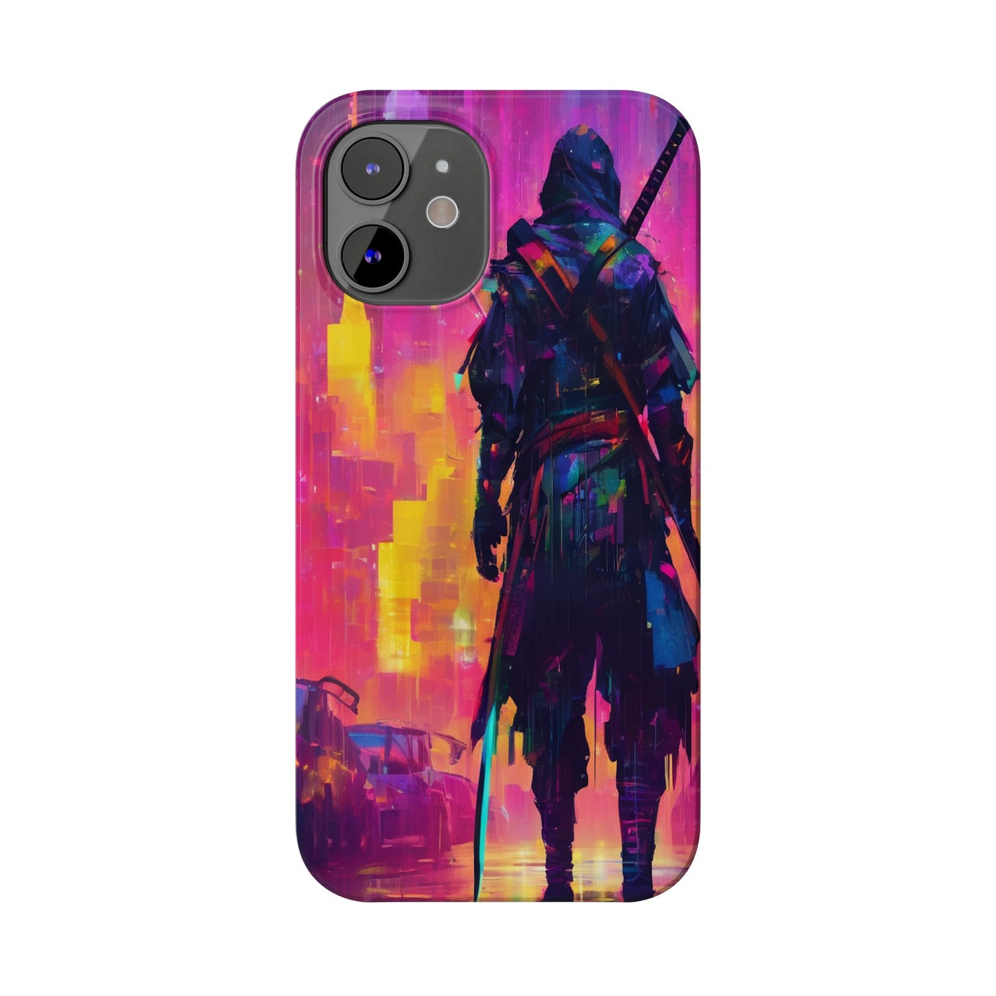 Neon Slim Phone Case for iPhone 16 - Glossy Lexan Finish