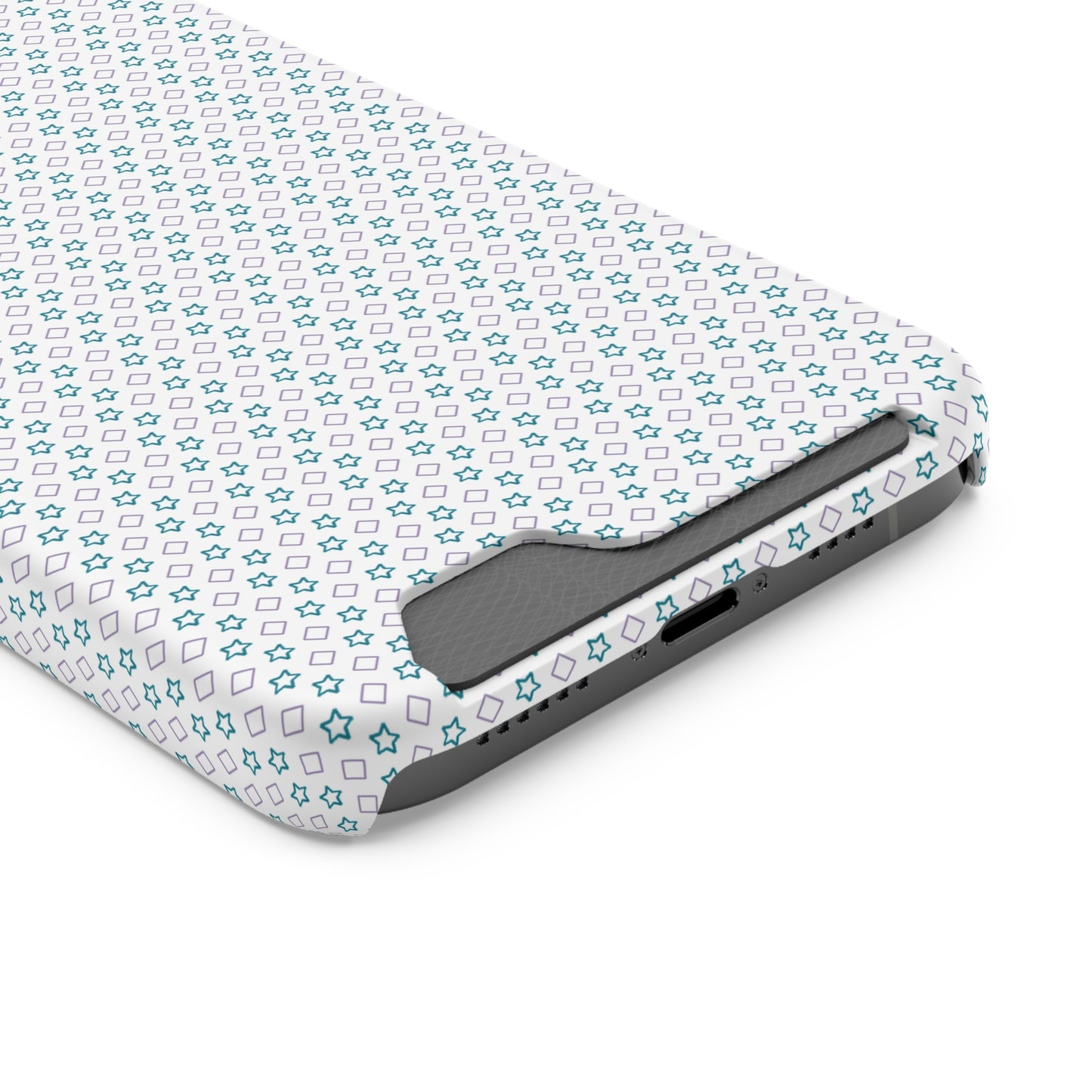 Phone Case with Card Holder – Polycarbonate, Matte/Glossy
