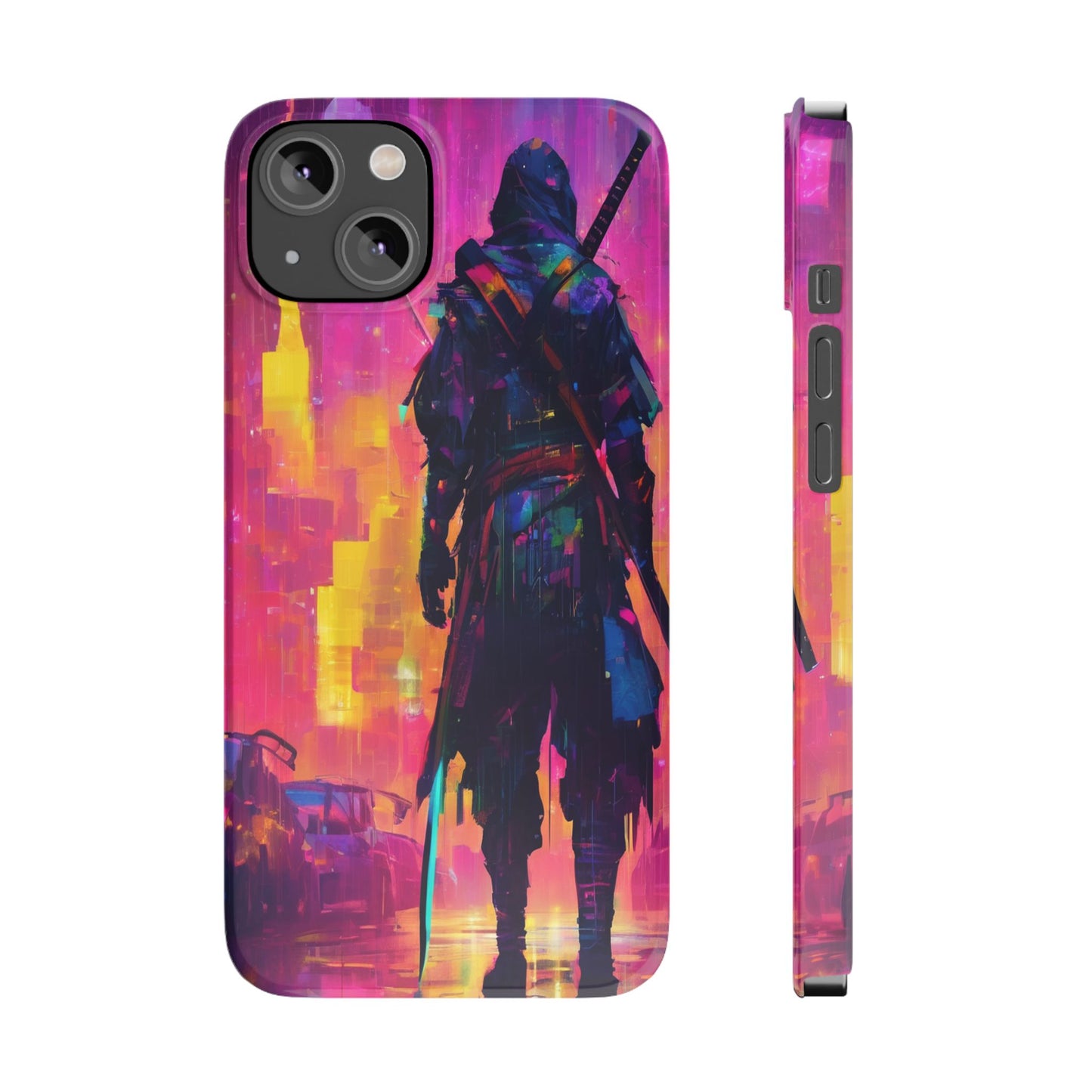 Neon Slim Phone Case for iPhone 16 - Glossy Lexan Finish