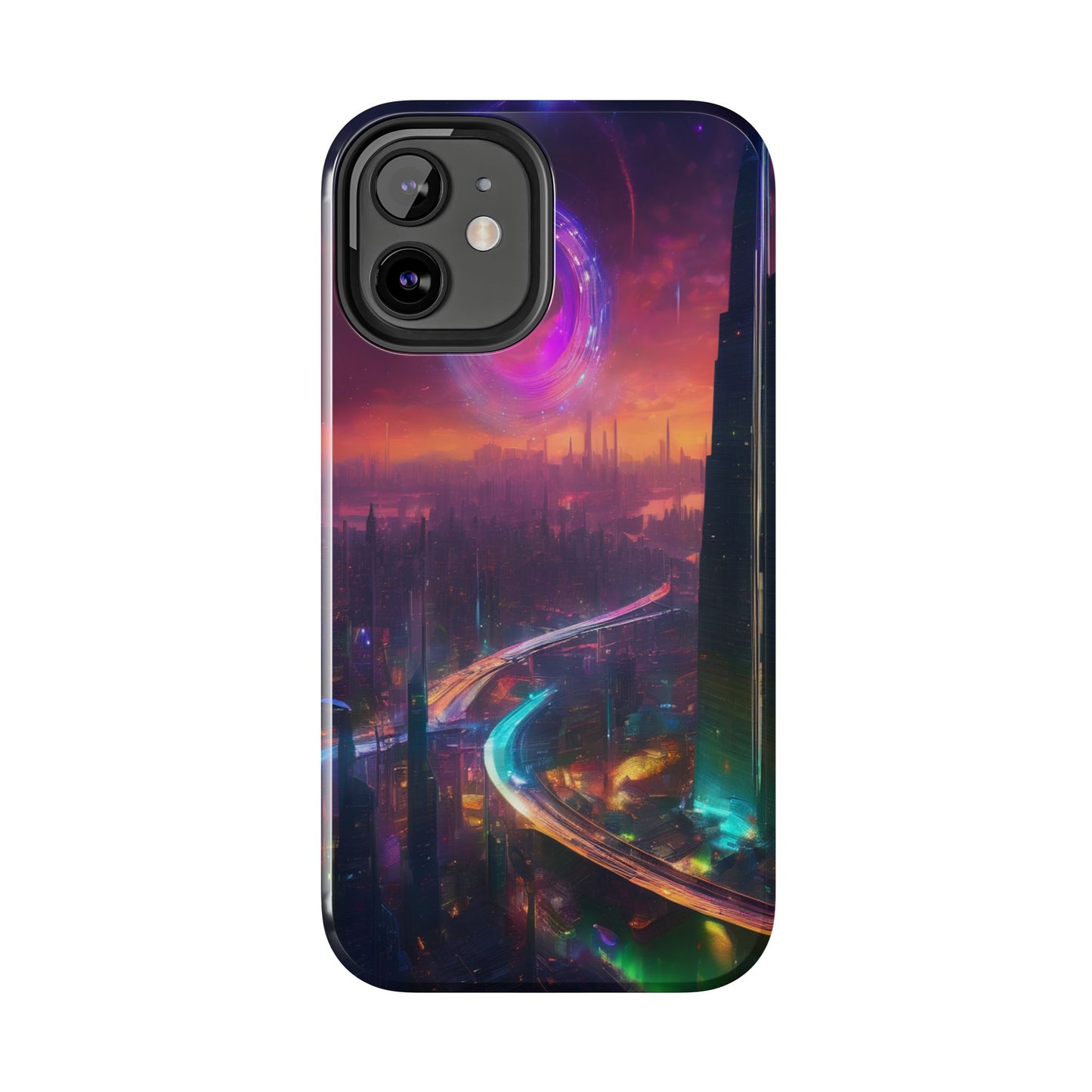 Tough Phone Case – Shockproof TPU/Polycarbonate for iPhone & Samsung