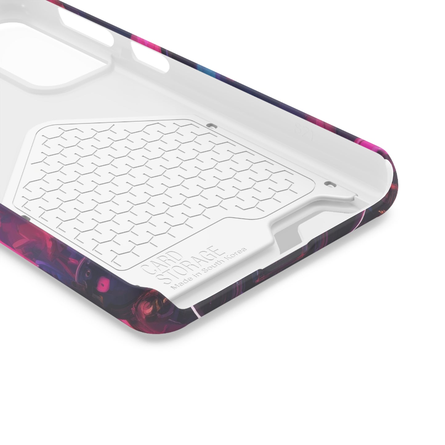 Neon Phone Case with Card Holder - MagSafe Compatible, Glossy/Matte