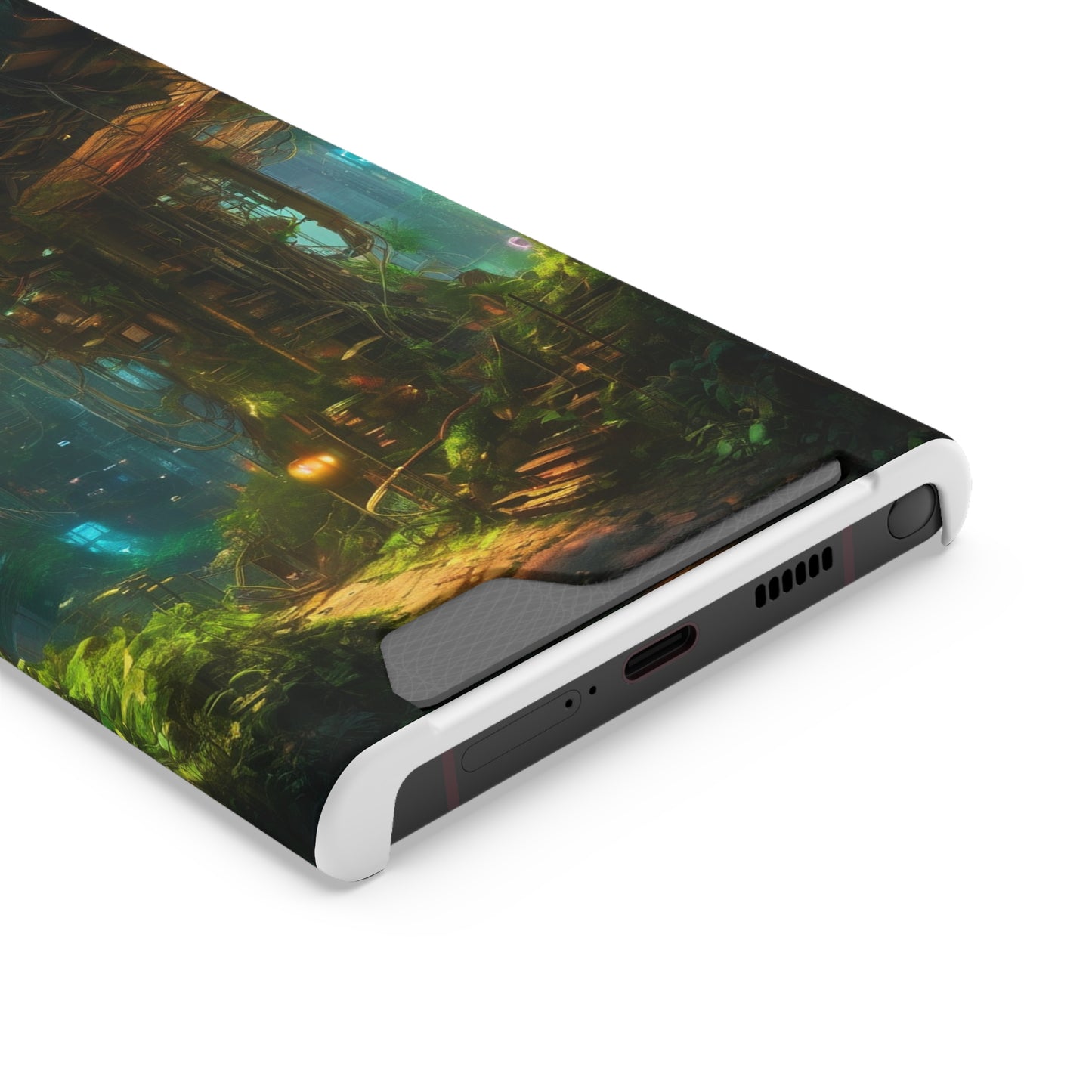 Neon Phone Case with Card Holder Glossy/Matte Polycarbonate, MagSafe