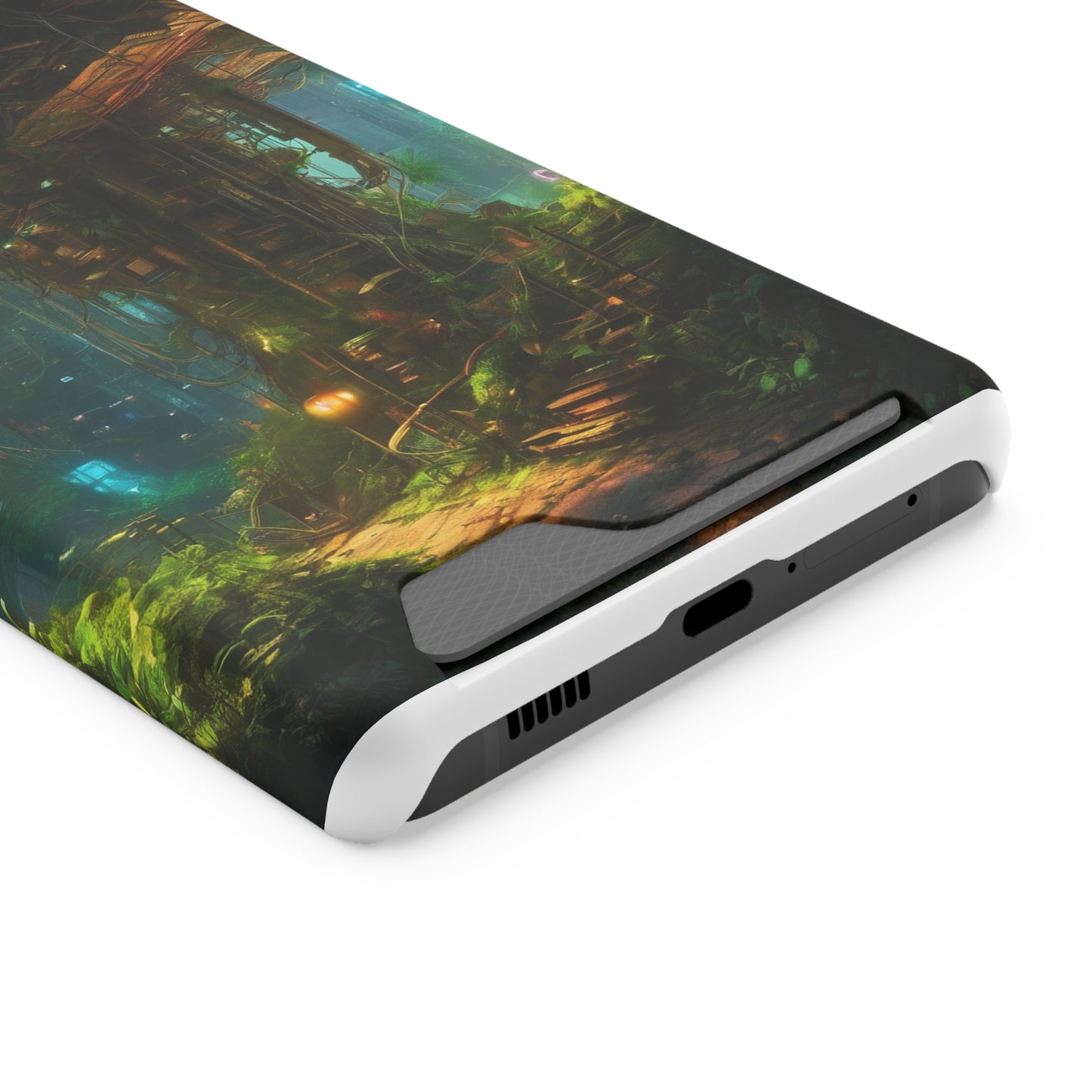 Neon Phone Case with Card Holder Glossy/Matte Polycarbonate, MagSafe
