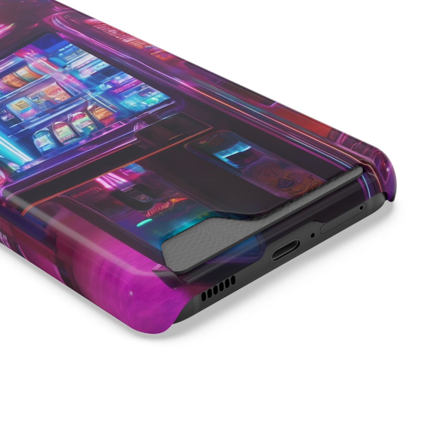 Phone Case with Card Holder – Glossy/Matte Polycarbonate