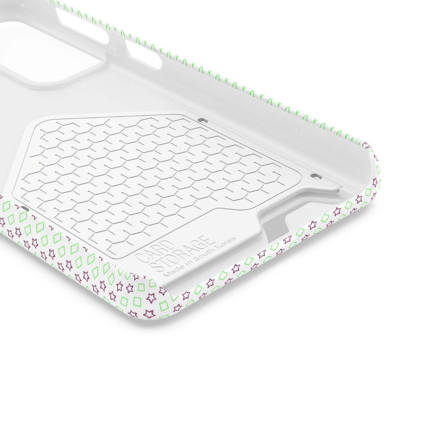 Neon Card Holder Phone Case with MagSafe - Impact-Resistant
