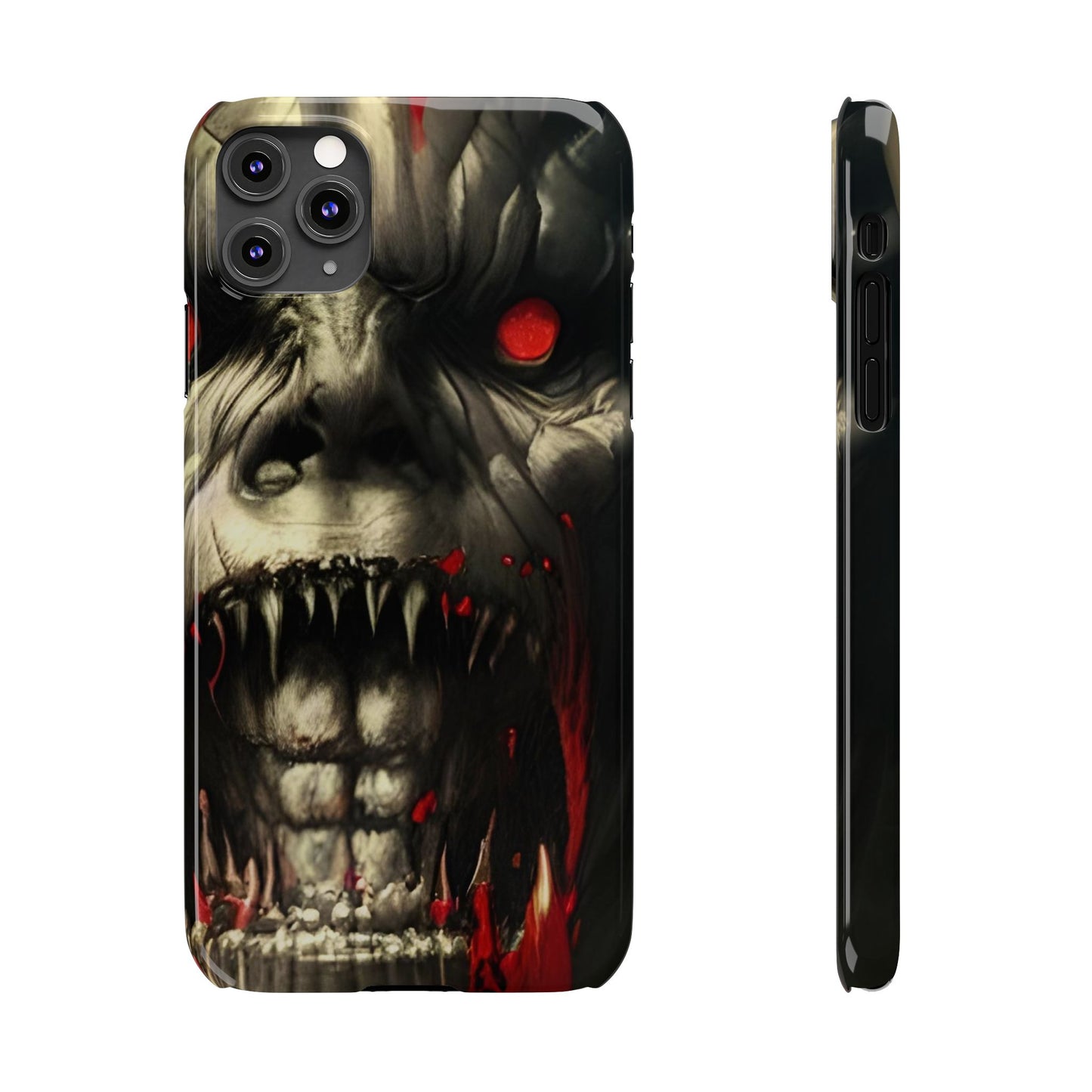 Slim Phone Case - Glossy Lexan PC, Ultra-Thin, Wireless Charging