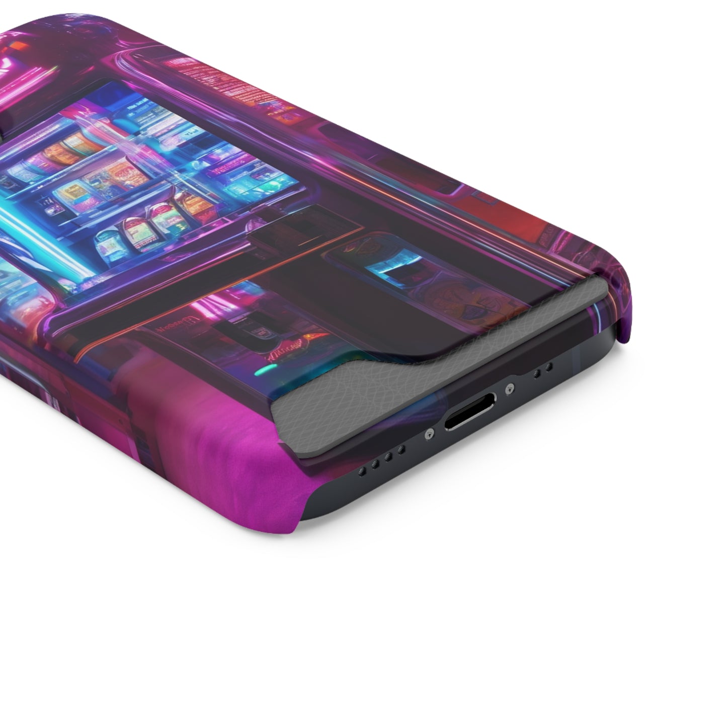 Phone Case with Card Holder – Glossy/Matte Polycarbonate