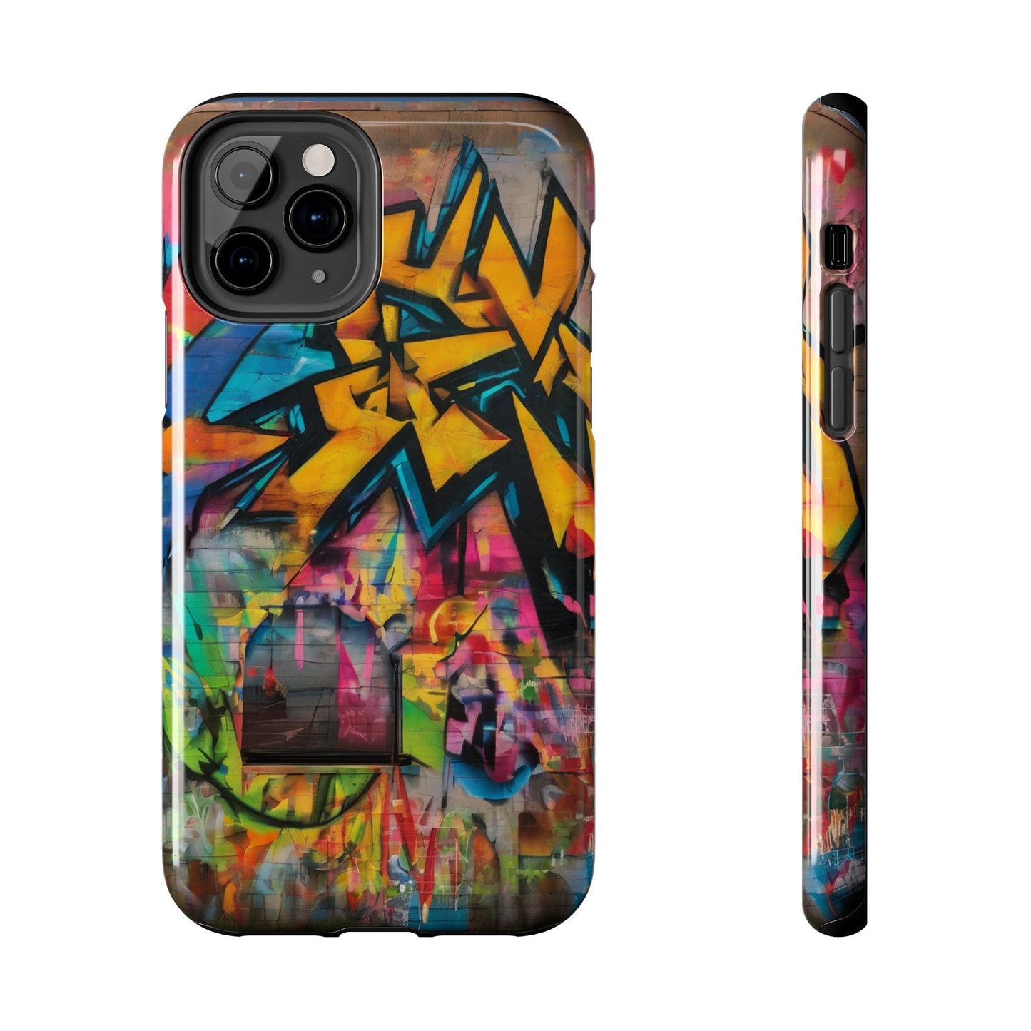 Rugged Phone Case - Impact-Resistant, Glossy Finish