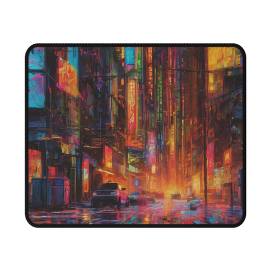 Non-Slip Gaming Neon Mouse Pad | Polyester Surface