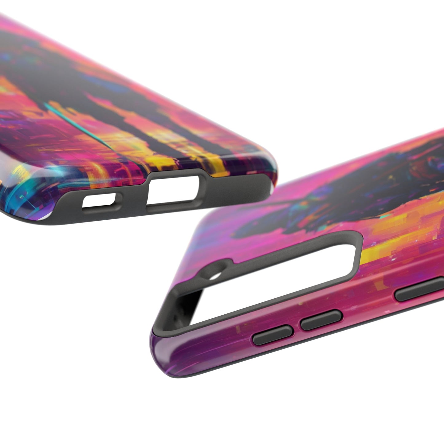 Rugged Phone Case - Impact-Resistant TPU/PC, iPhone & Samsung