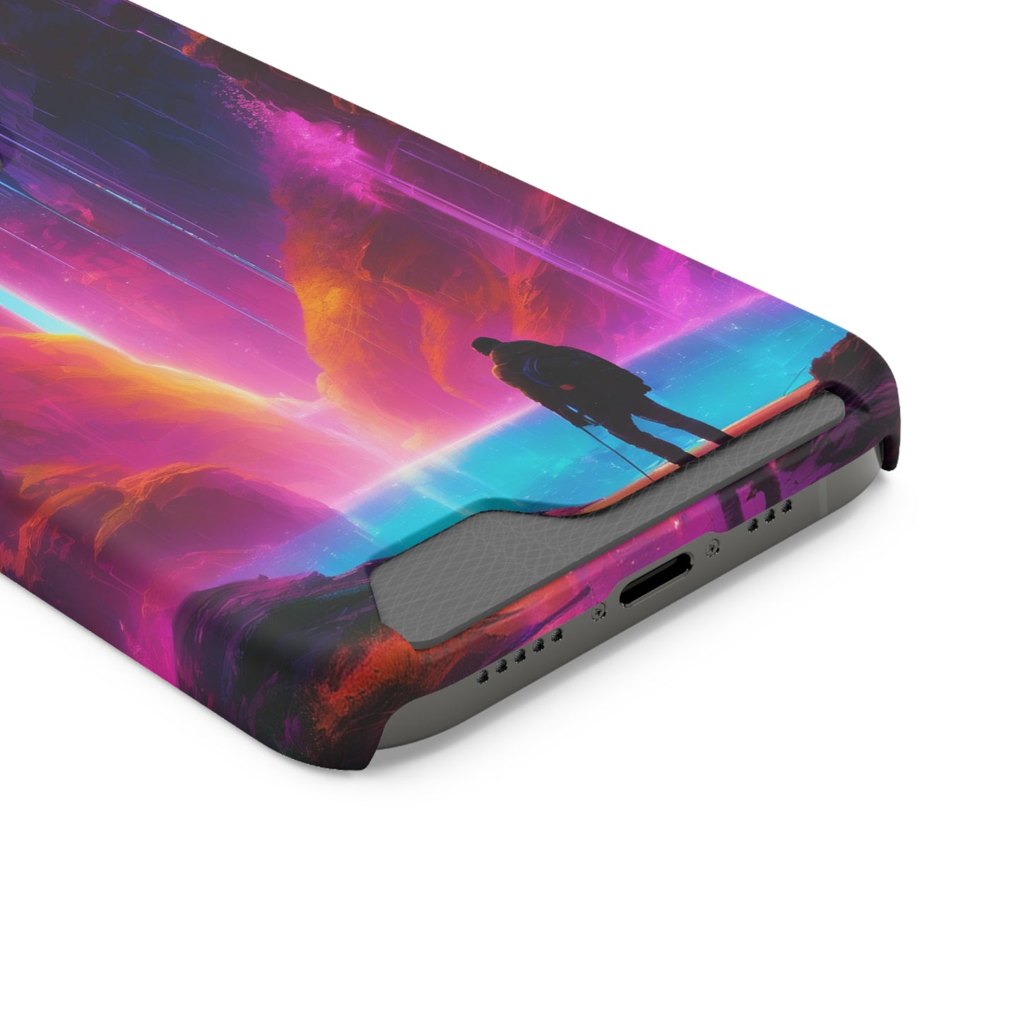 Neon Phone Case with Card Holder – MagSafe, 1 Card Slot
