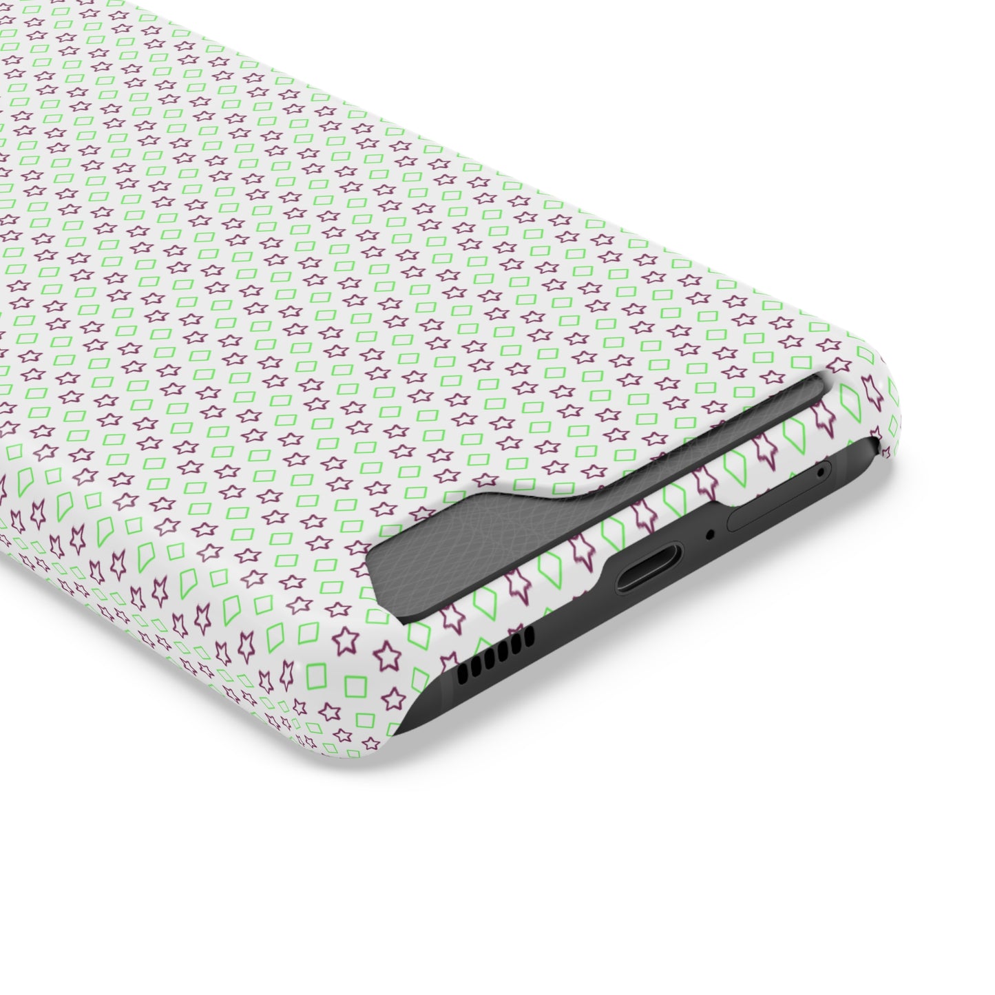 Neon Card Holder Phone Case with MagSafe - Impact-Resistant