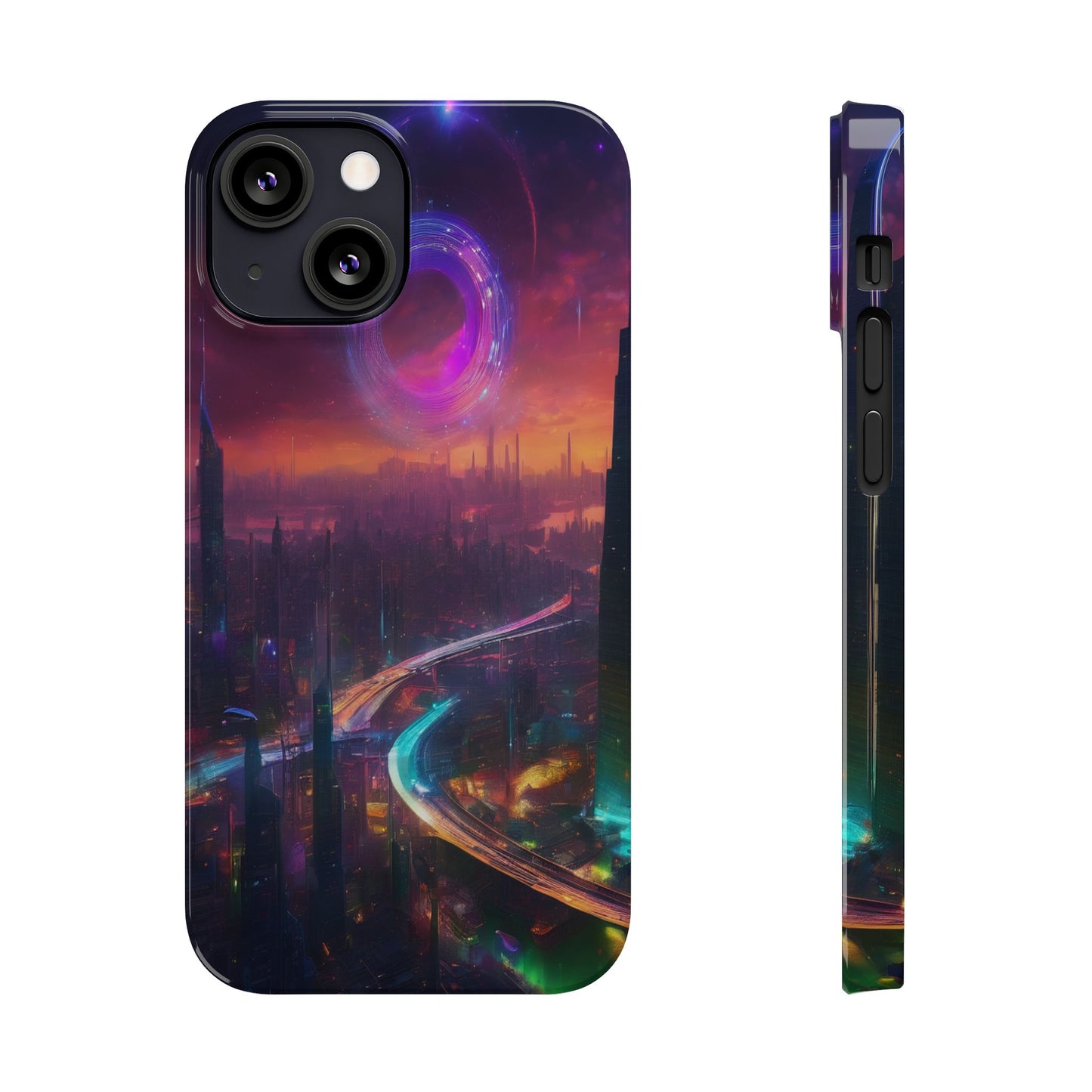Slim Glossy Phone Case for iPhone 16 – Lexan PC
