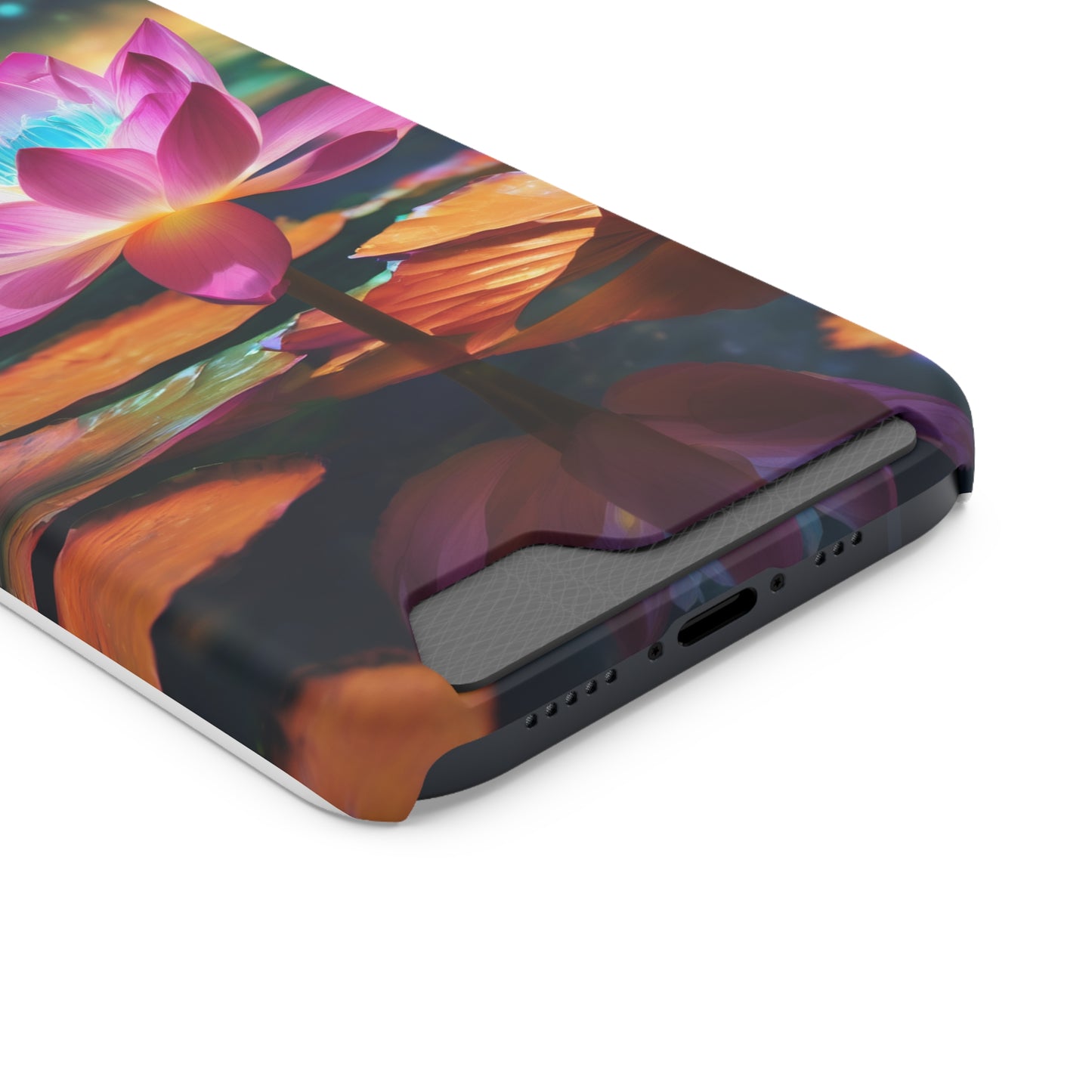 Neon Phone Case with Card Holder - MagSafe & Card Storage