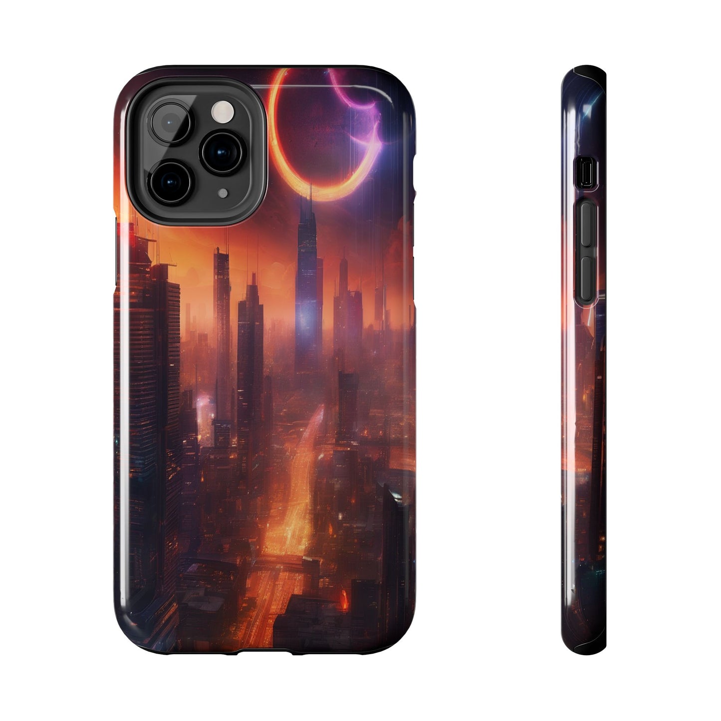 Rugged Phone Case - Impact-Resistant Dual-Layer TPU/PC, Glossy