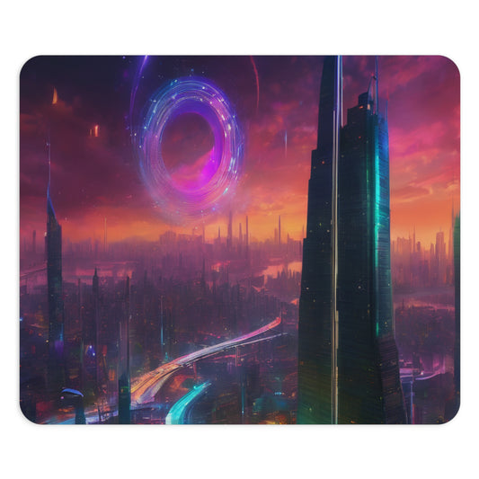 Round & Rectangular Neon Neoprene Mouse Pad