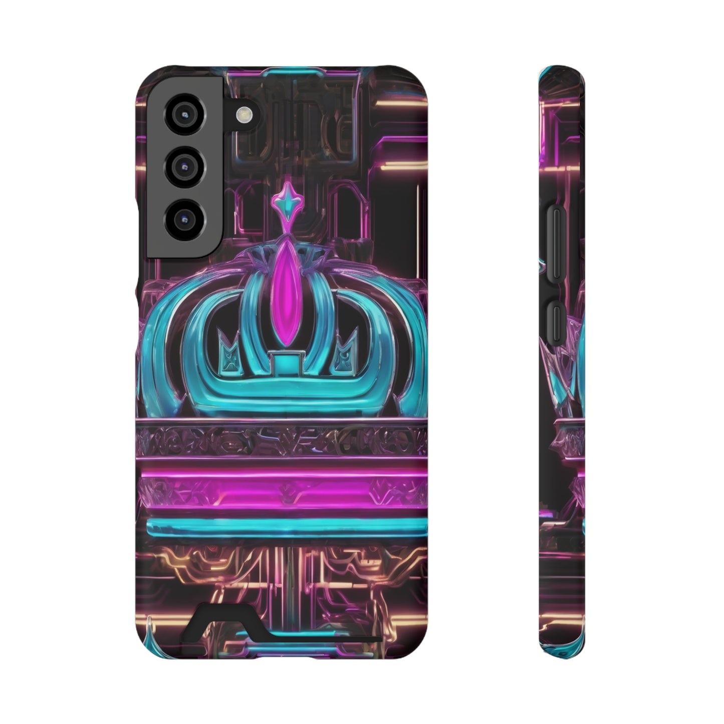 Neon Card Holder Phone Case - MagSafe Compatible