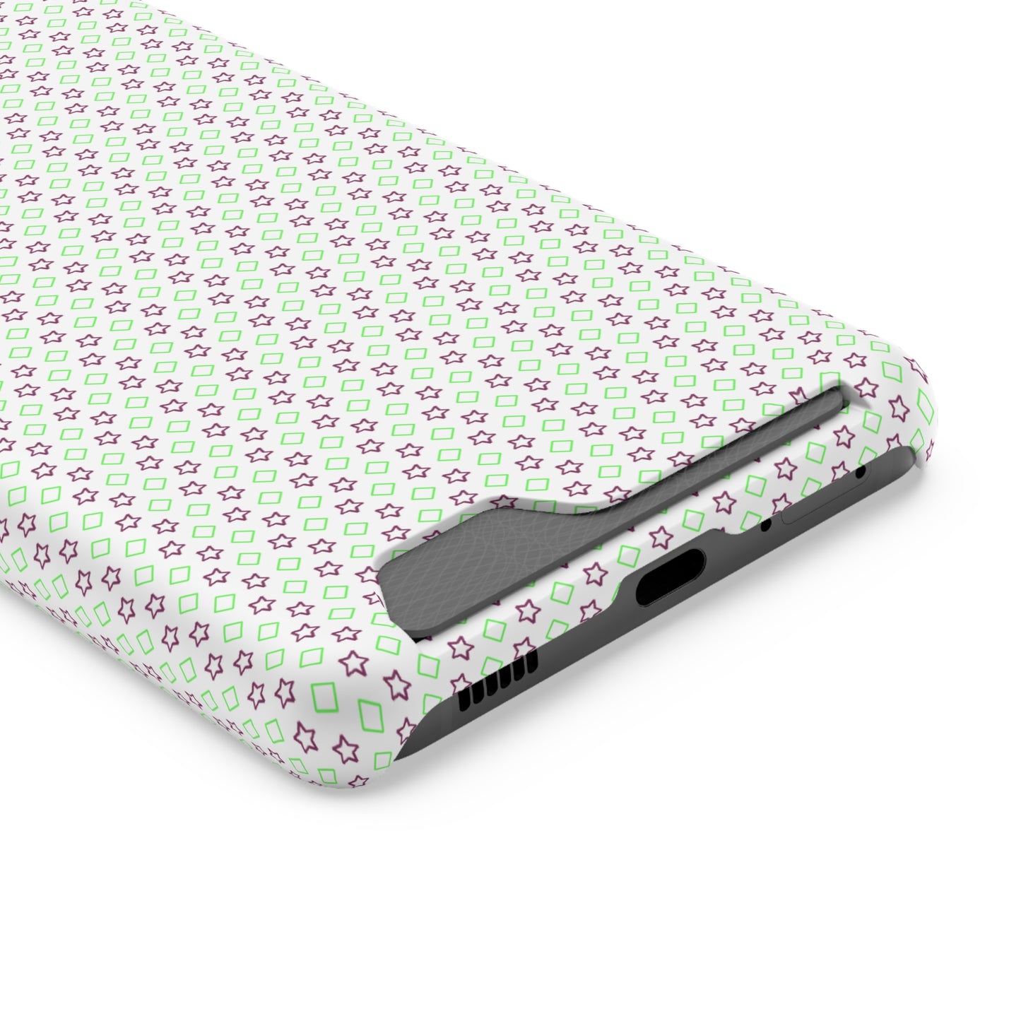 Neon Card Holder Phone Case with MagSafe - Impact-Resistant
