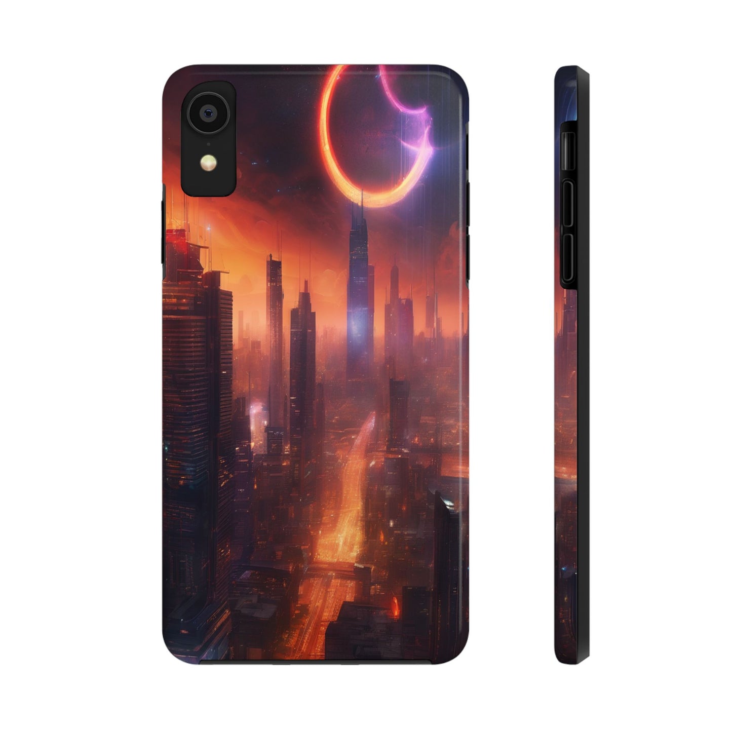 Rugged Phone Case - Impact-Resistant Dual-Layer TPU/PC, Glossy