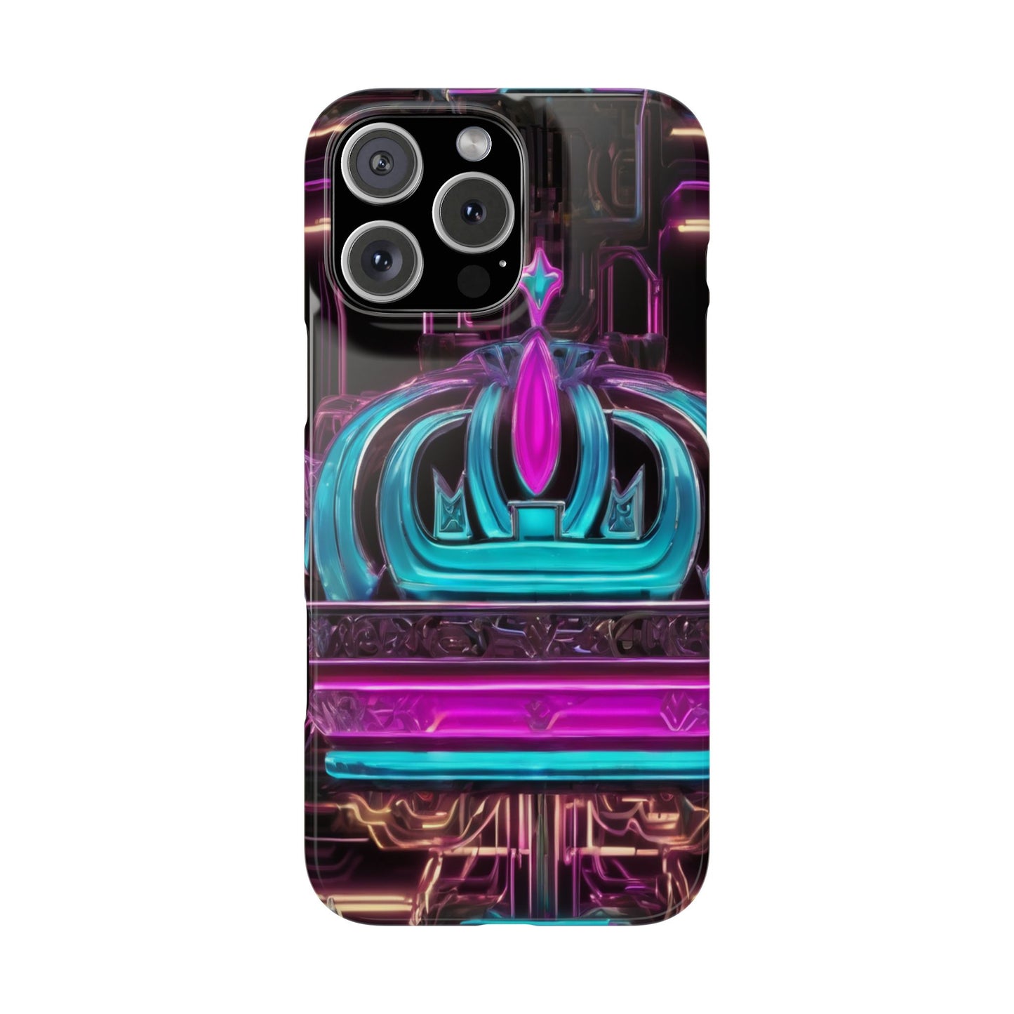 Slim Phone Case for iPhone 16 - Glossy, Lightweight, Impact-Resistant