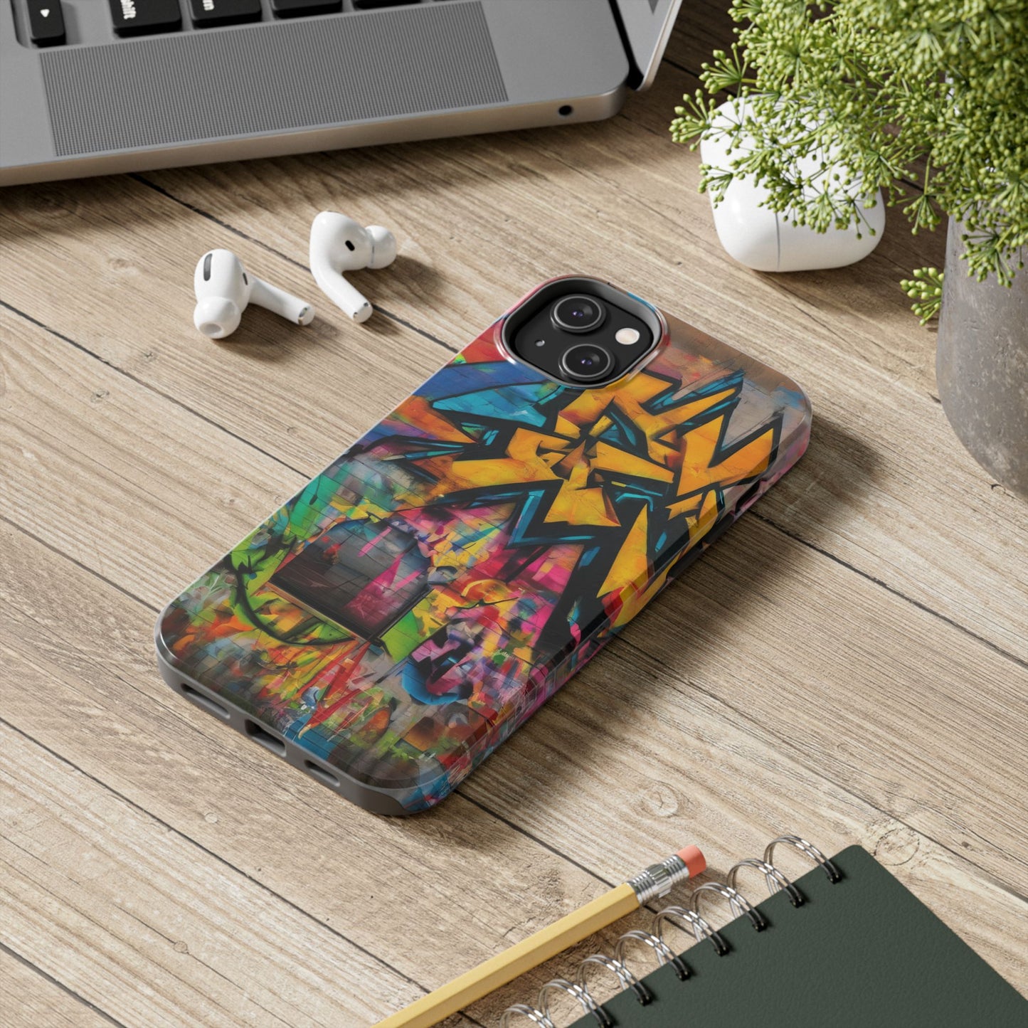 Rugged Phone Case - Impact-Resistant, Glossy Finish