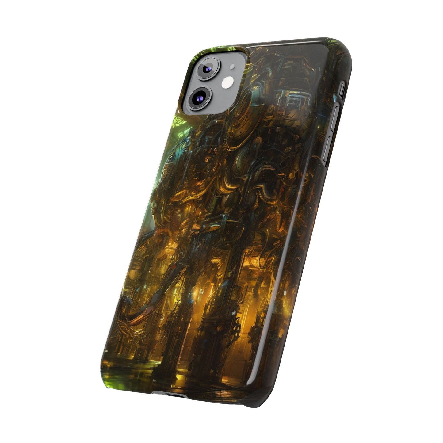 Slim Phone Case for iPhone 16 - Glossy Ultra-Thin Polycarbonate