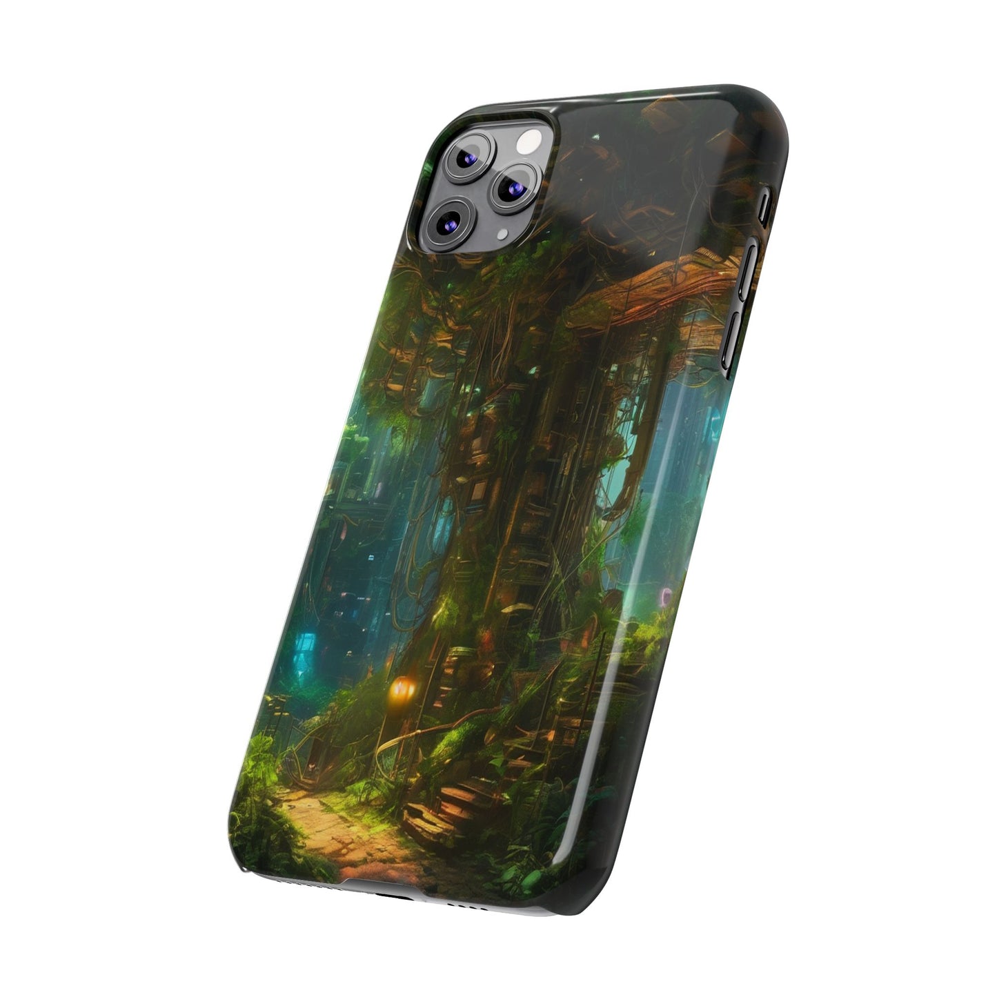 Neon Slim Phone Case for iPhone 16 Glossy Lexan