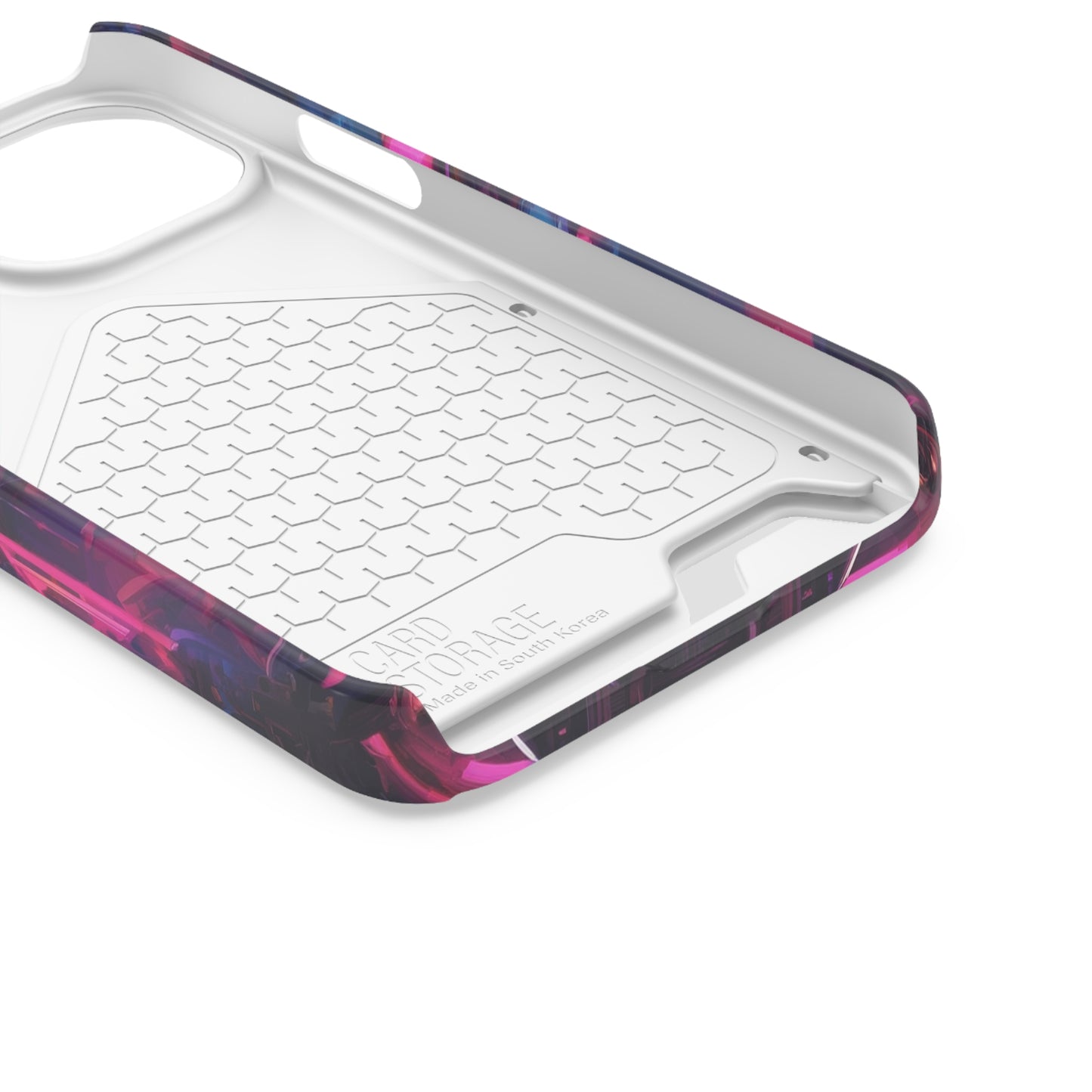 Neon Phone Case with Card Holder - MagSafe Compatible, Glossy/Matte