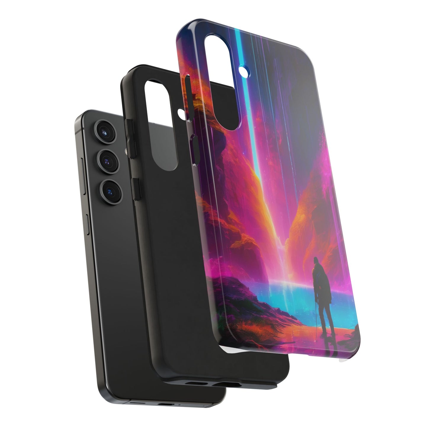 Tough Phone Case with TPU & PC Shell – Shockproof for iPhone/Samsung