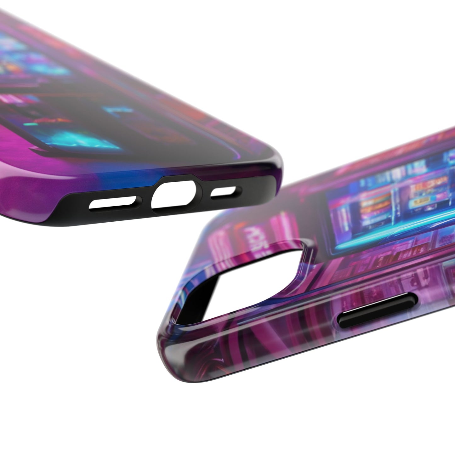 Tough Phone Case with TPU Shell - Impact-Resistant, Glossy Finish