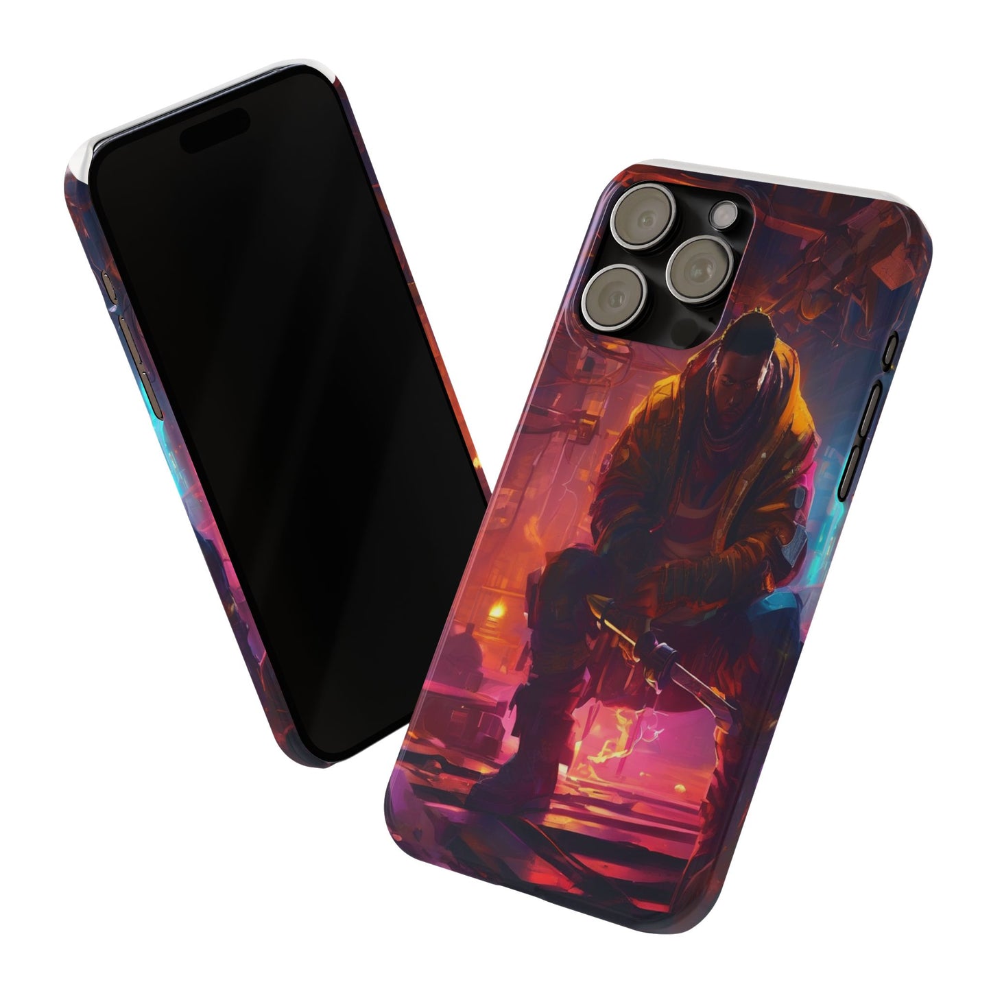 Slim Phone Case for iPhone 16 - Ultra-Thin, Glossy PC