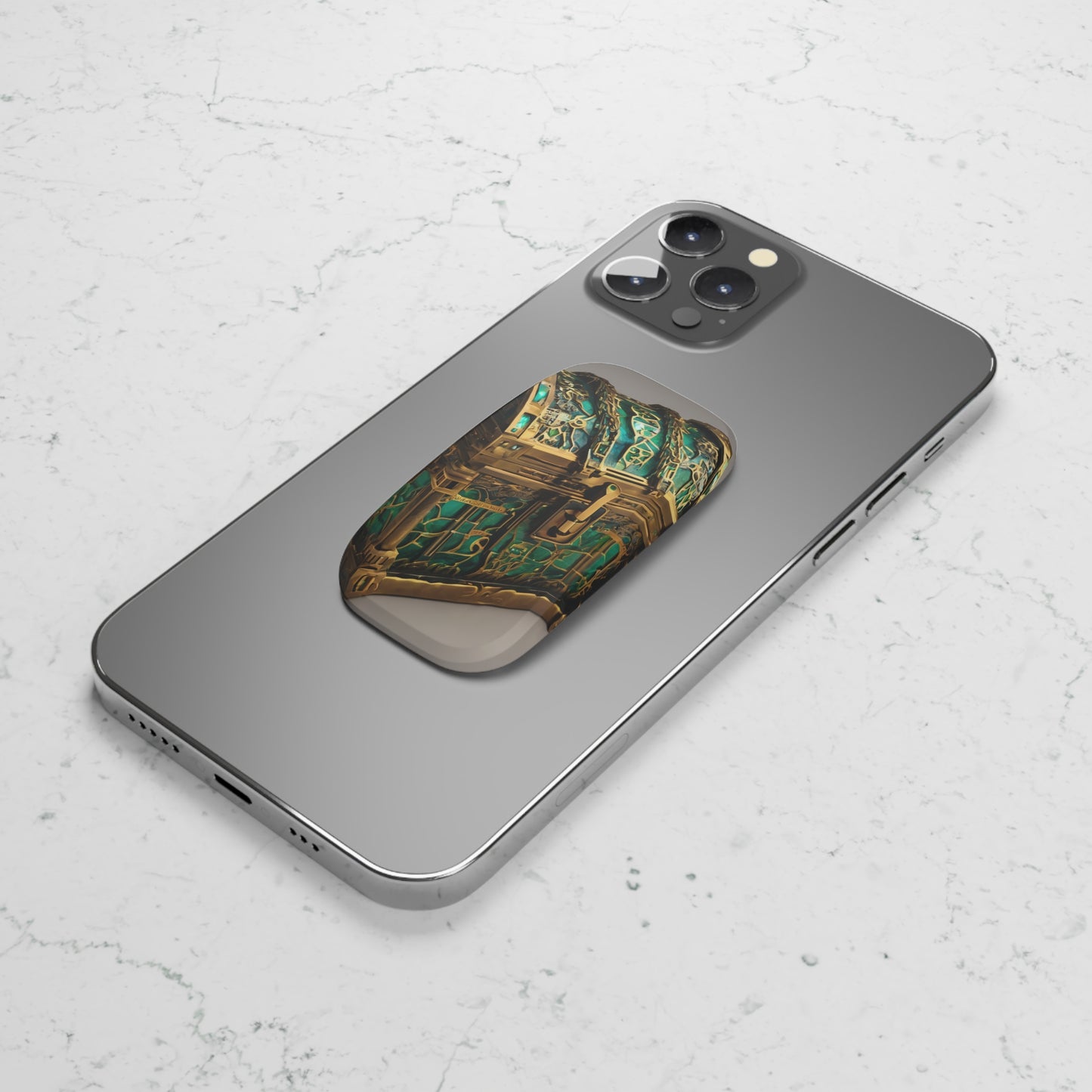 Phone Click-On Grip Kickstand Back Holder & Stand