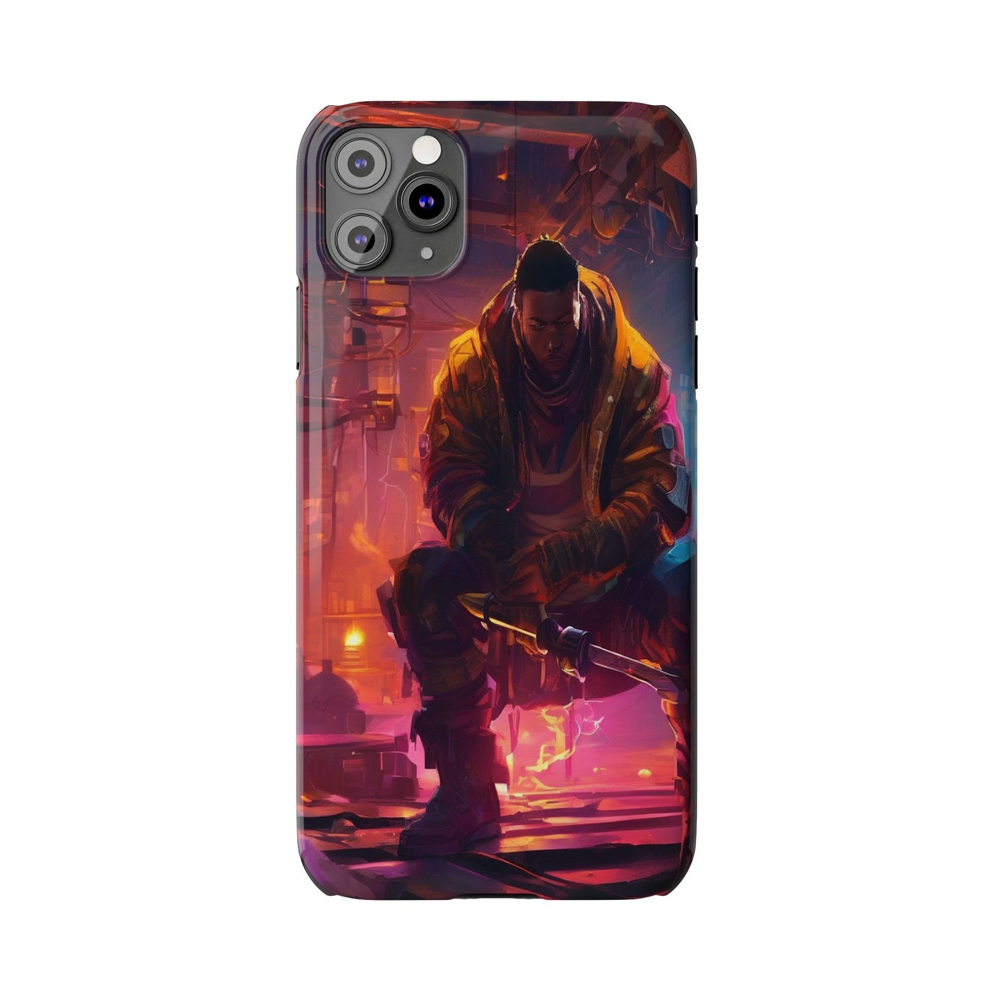 Slim Phone Case for iPhone 16 - Ultra-Thin, Glossy PC