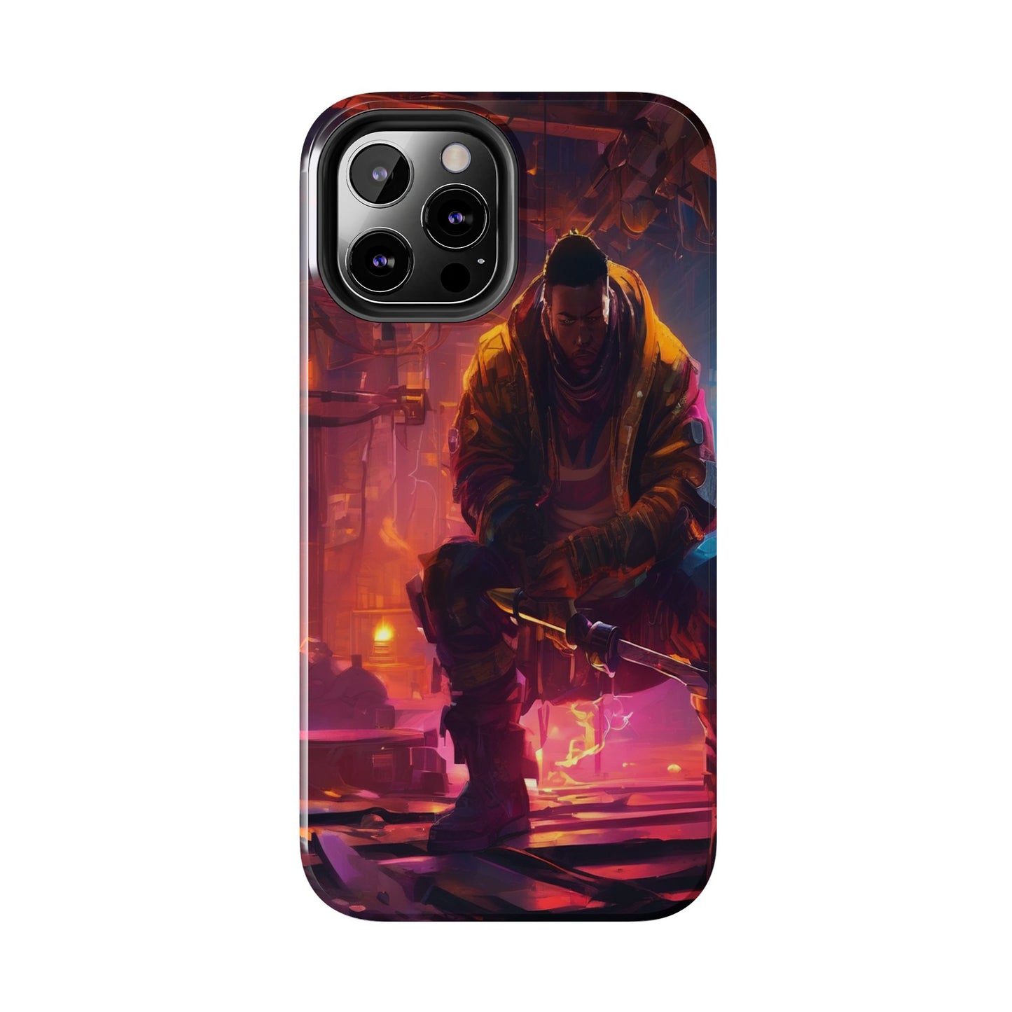 Tough Phone Case - Shockproof TPU & PC Shell for iPhone & Samsung
