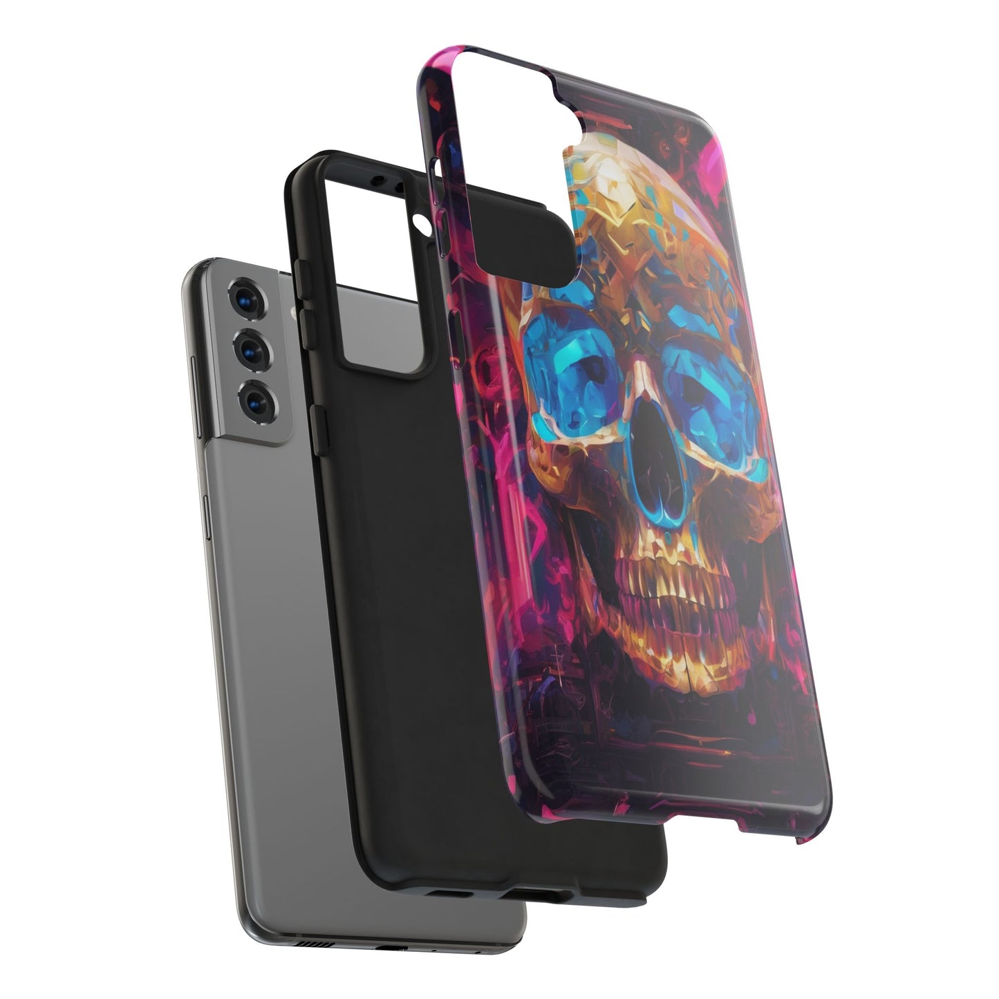 Rugged Phone Case - Impact-Resistant, Glossy Polycarbonate