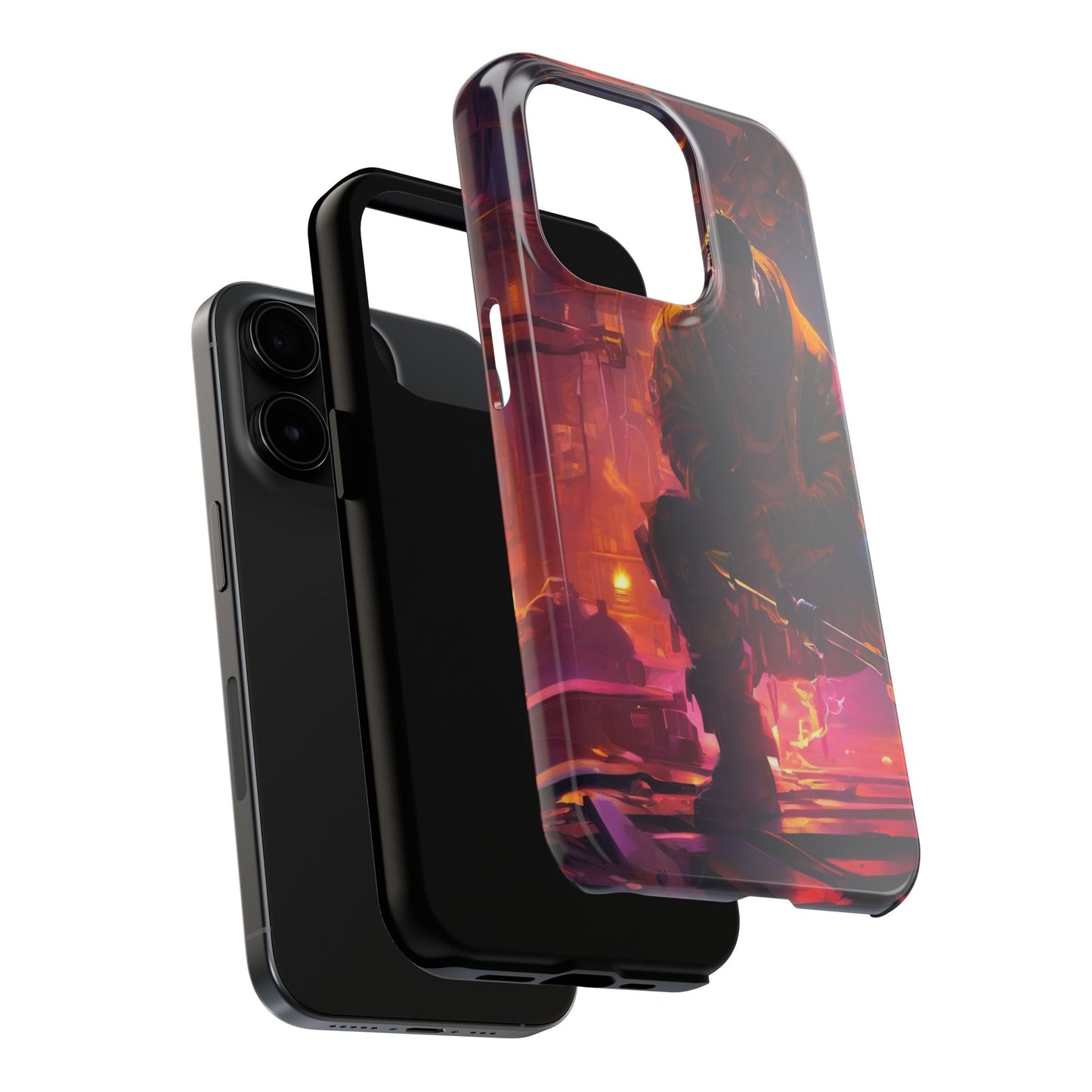 Tough Phone Case - Shockproof TPU & PC Shell for iPhone & Samsung