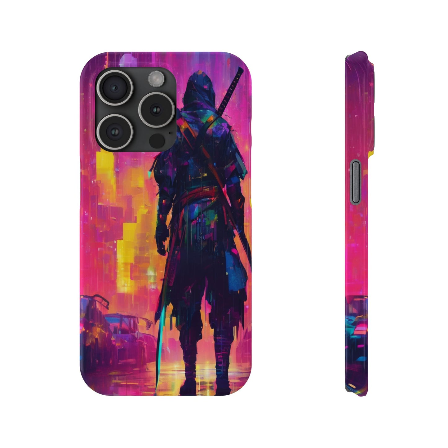 Neon Slim Phone Case for iPhone 16 - Glossy Lexan Finish