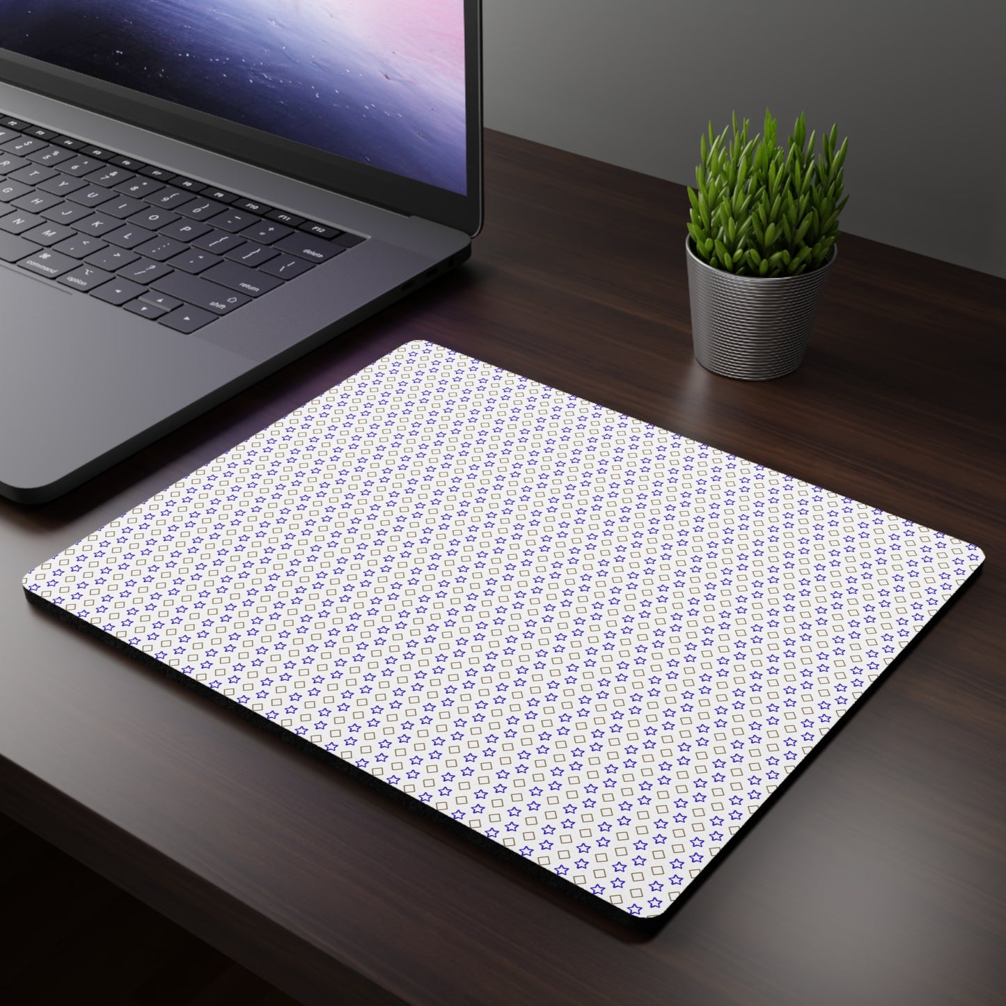 Custom Mouse Pad 9.3x7.8 in - White Cloth, Non-Slip