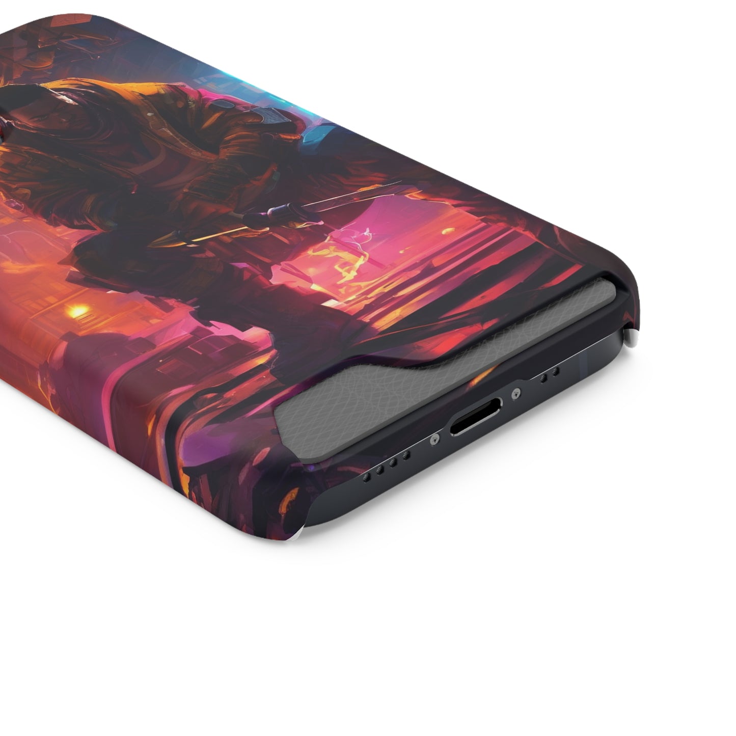 MagSafe Phone Case with Card Holder - Impact-Resistant Polycarbonate