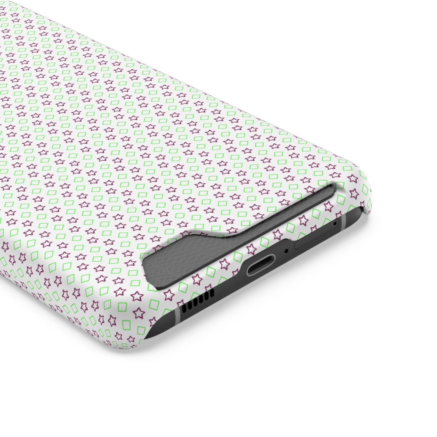 Neon Card Holder Phone Case with MagSafe - Impact-Resistant