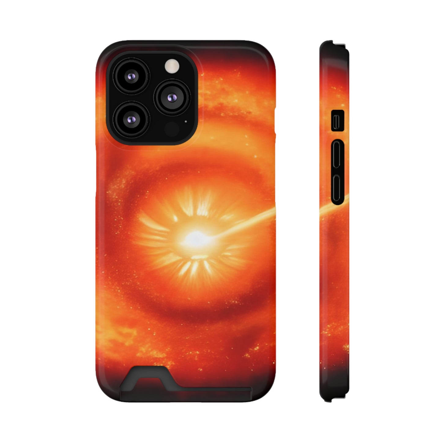 Neon Phone Case with Card Holder - MagSafe, Polycarbonate