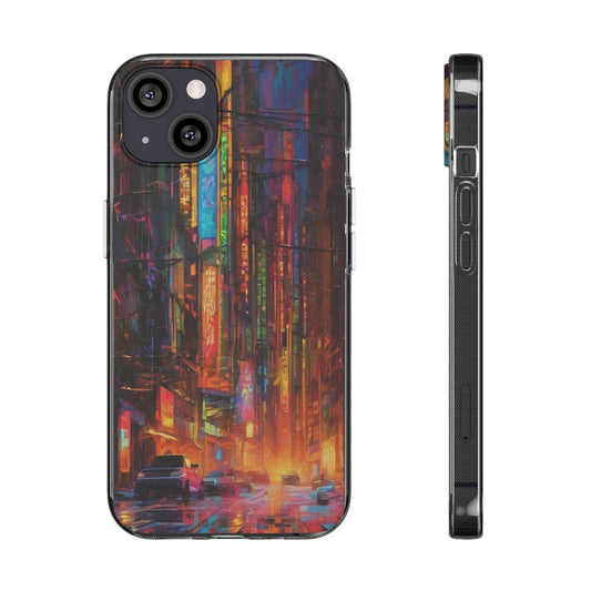 Clear Silicone Phone Case - Slim, Durable, Open-Port Design