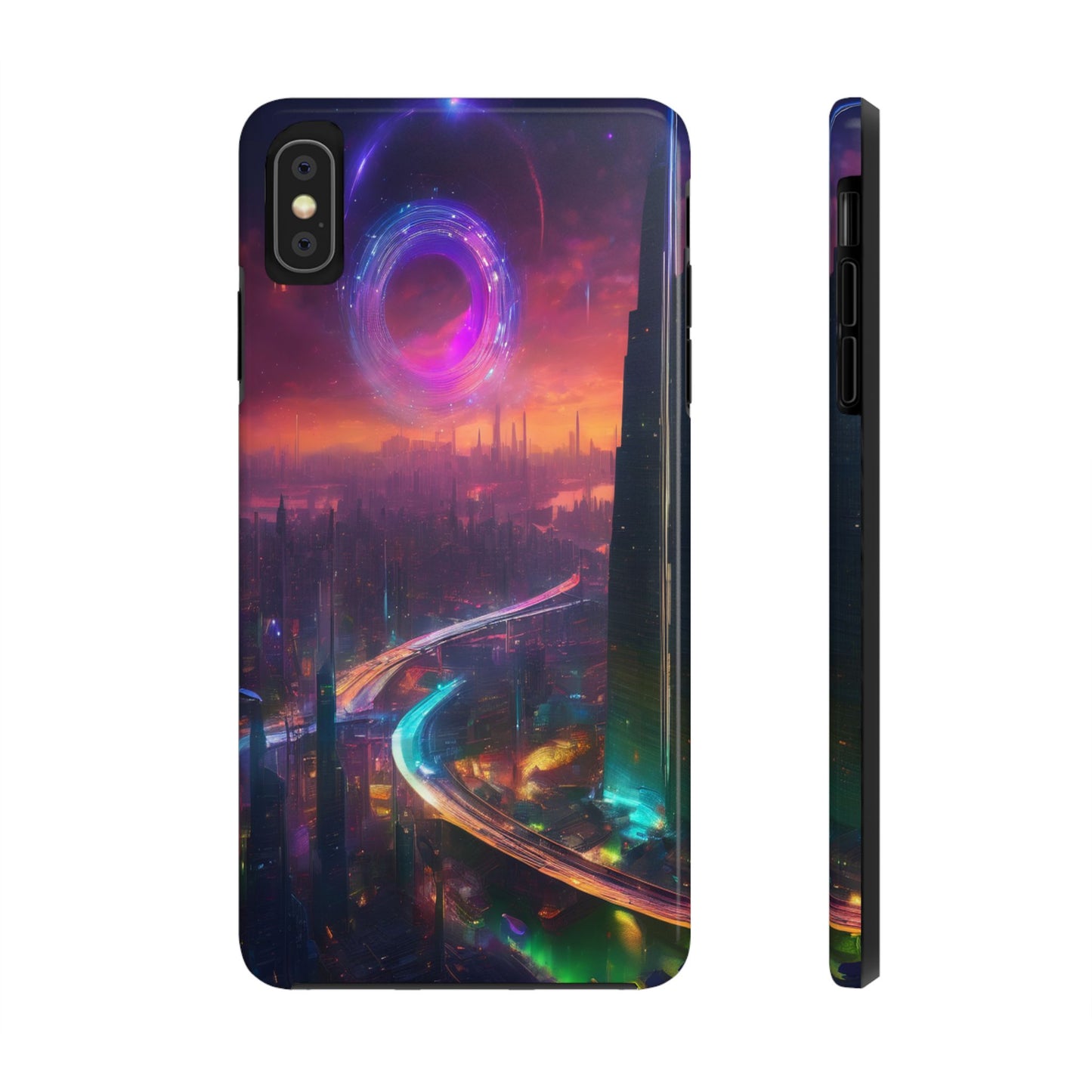 Tough Phone Case – Shockproof TPU/Polycarbonate for iPhone & Samsung