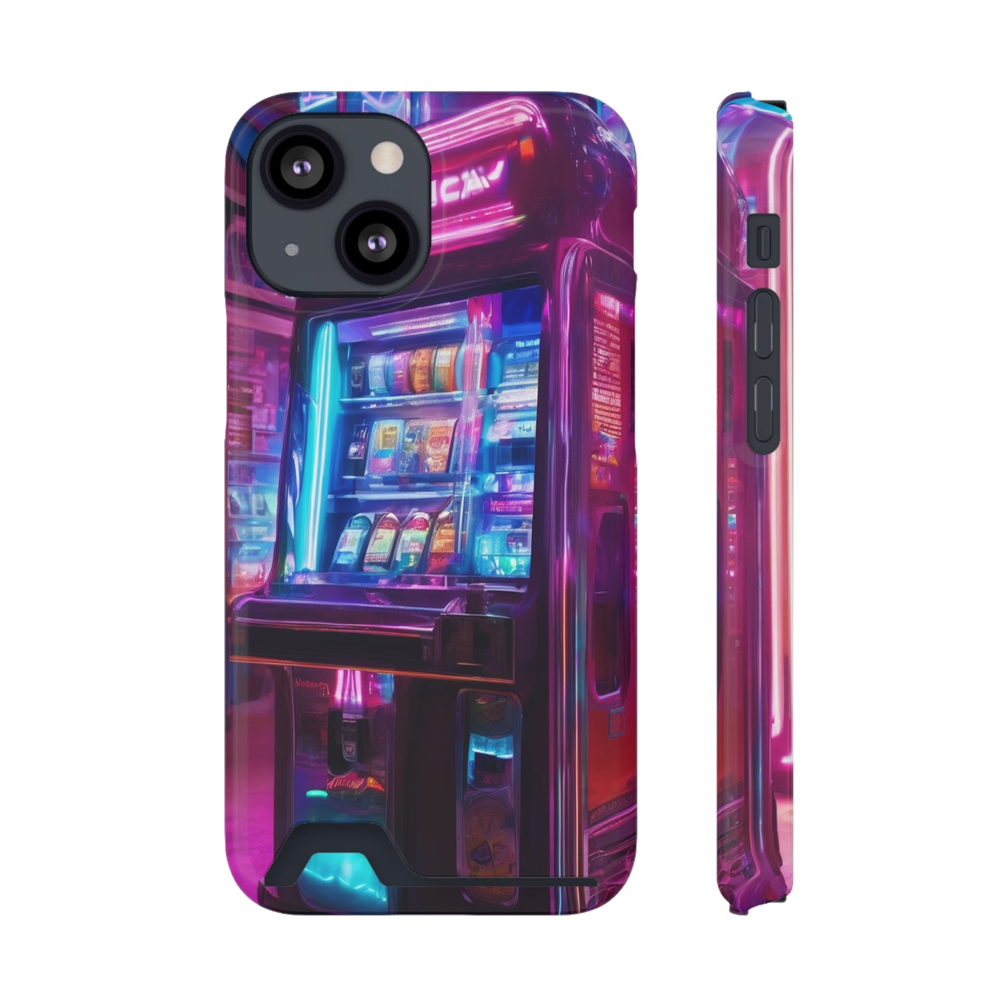 Phone Case with Card Holder – Glossy/Matte Polycarbonate
