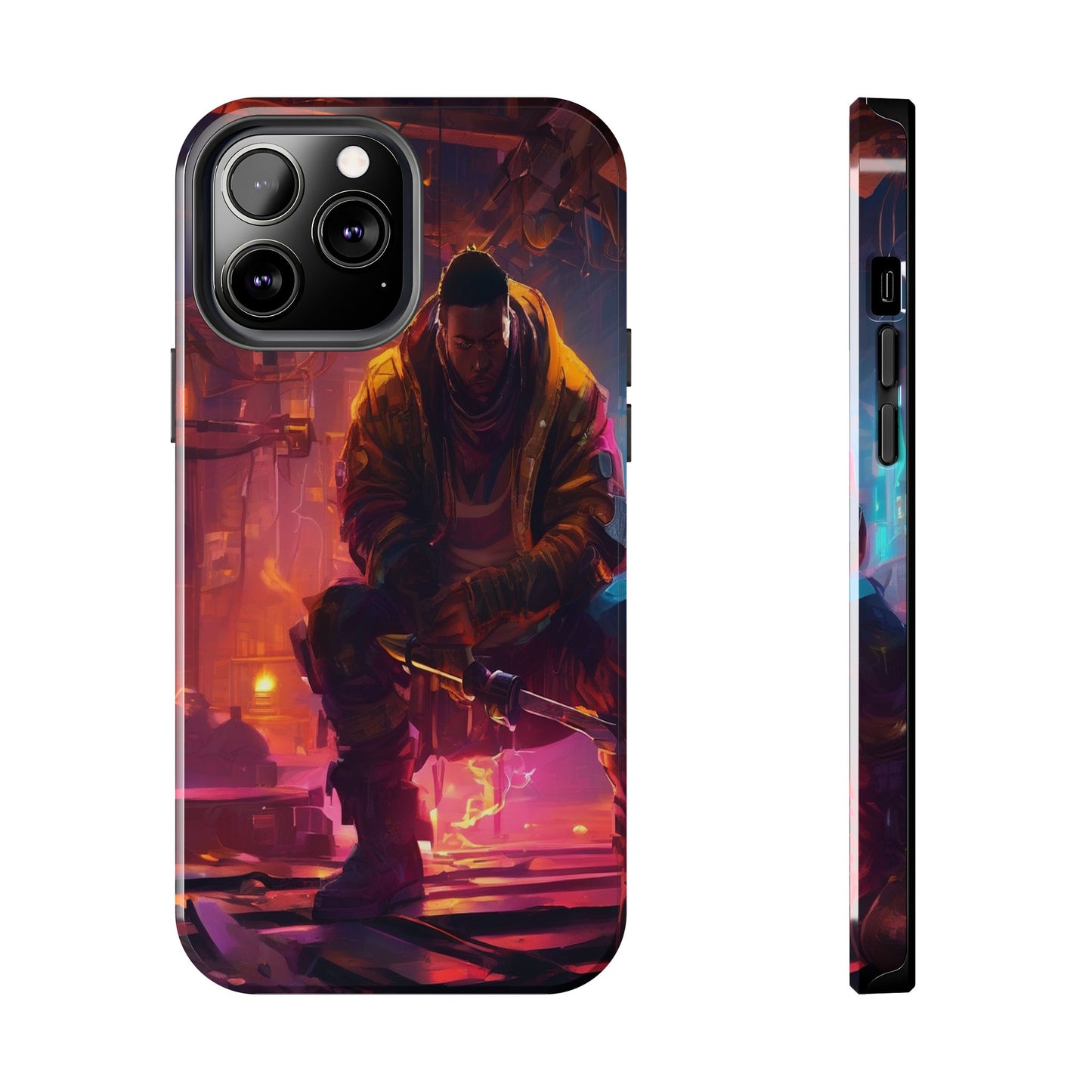 Tough Phone Case - Shockproof TPU & PC Shell for iPhone & Samsung