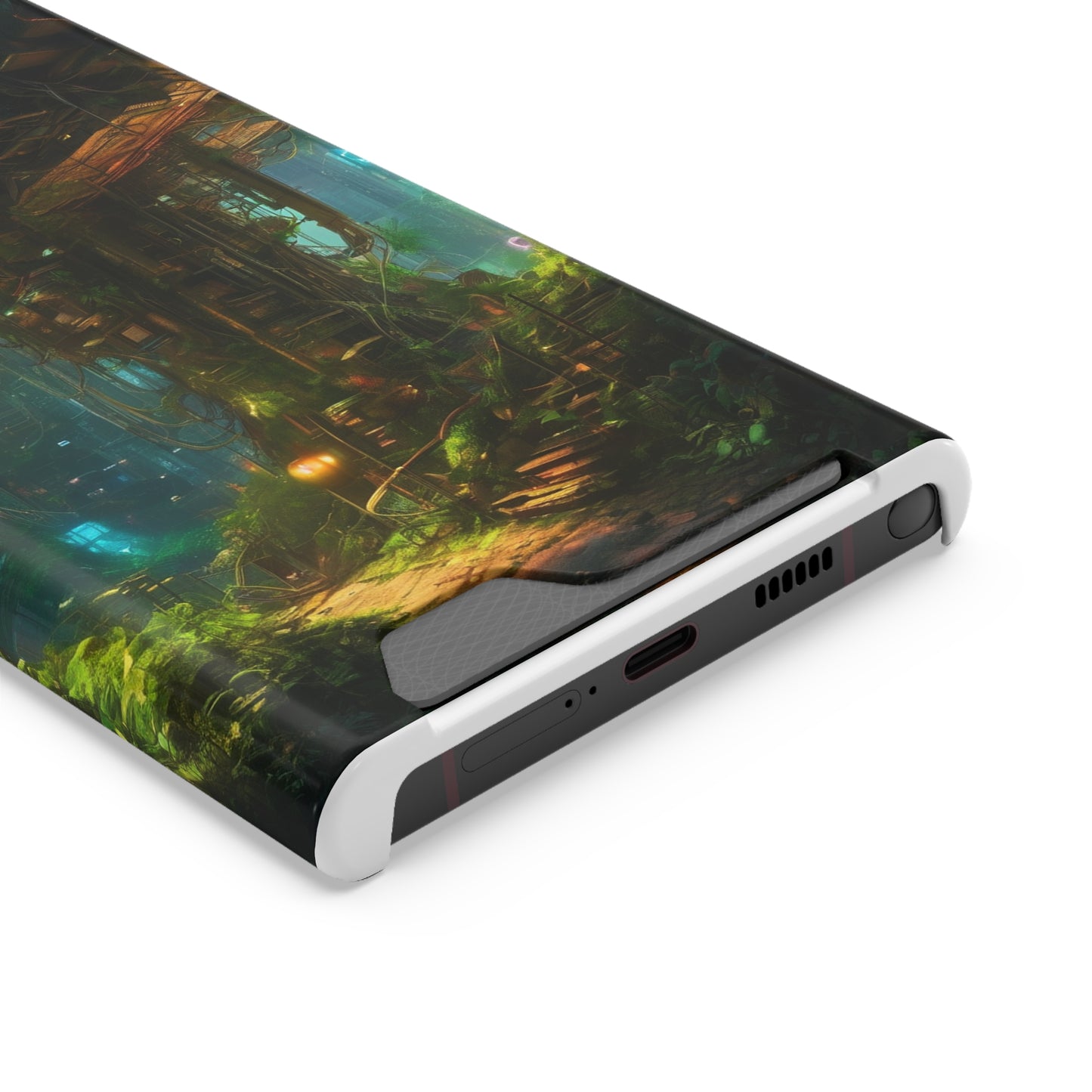 Neon Phone Case with Card Holder Glossy/Matte Polycarbonate, MagSafe